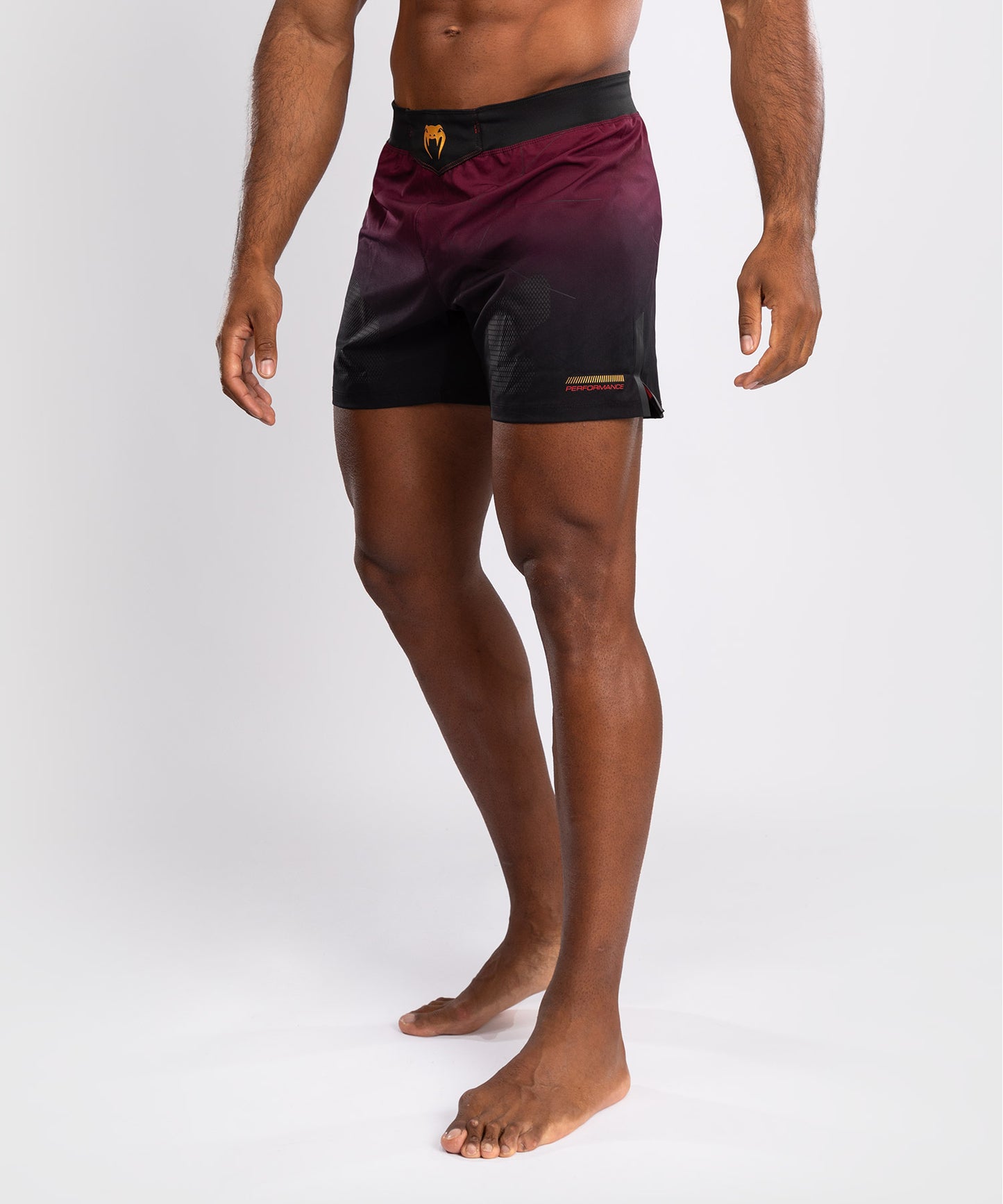 Venum Tactical XT Fight short - Black/Burgundy/Gold
