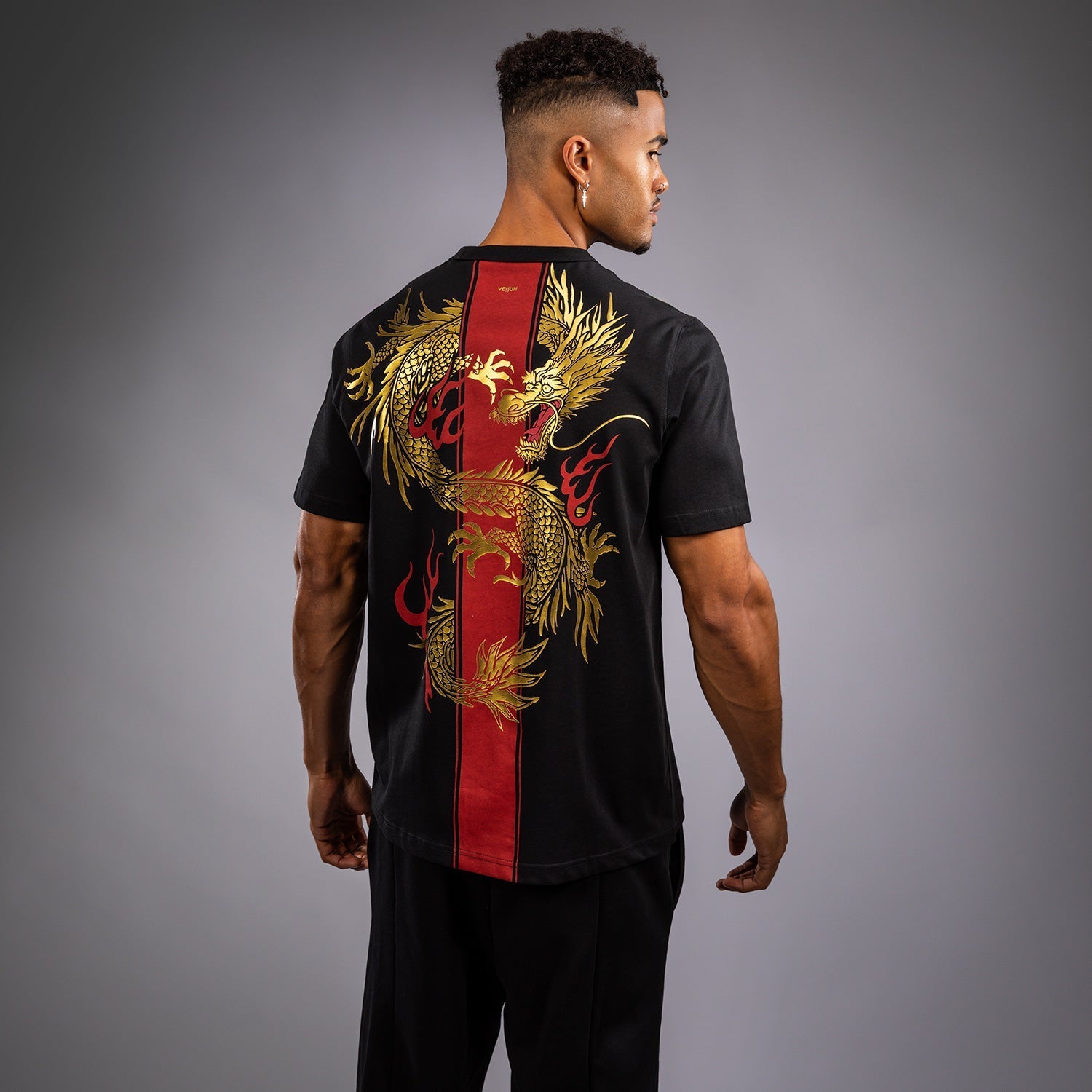 Venum x TEKKEN 8 - Marshall Law T-Shirt - Black/Red/Gold - Venum