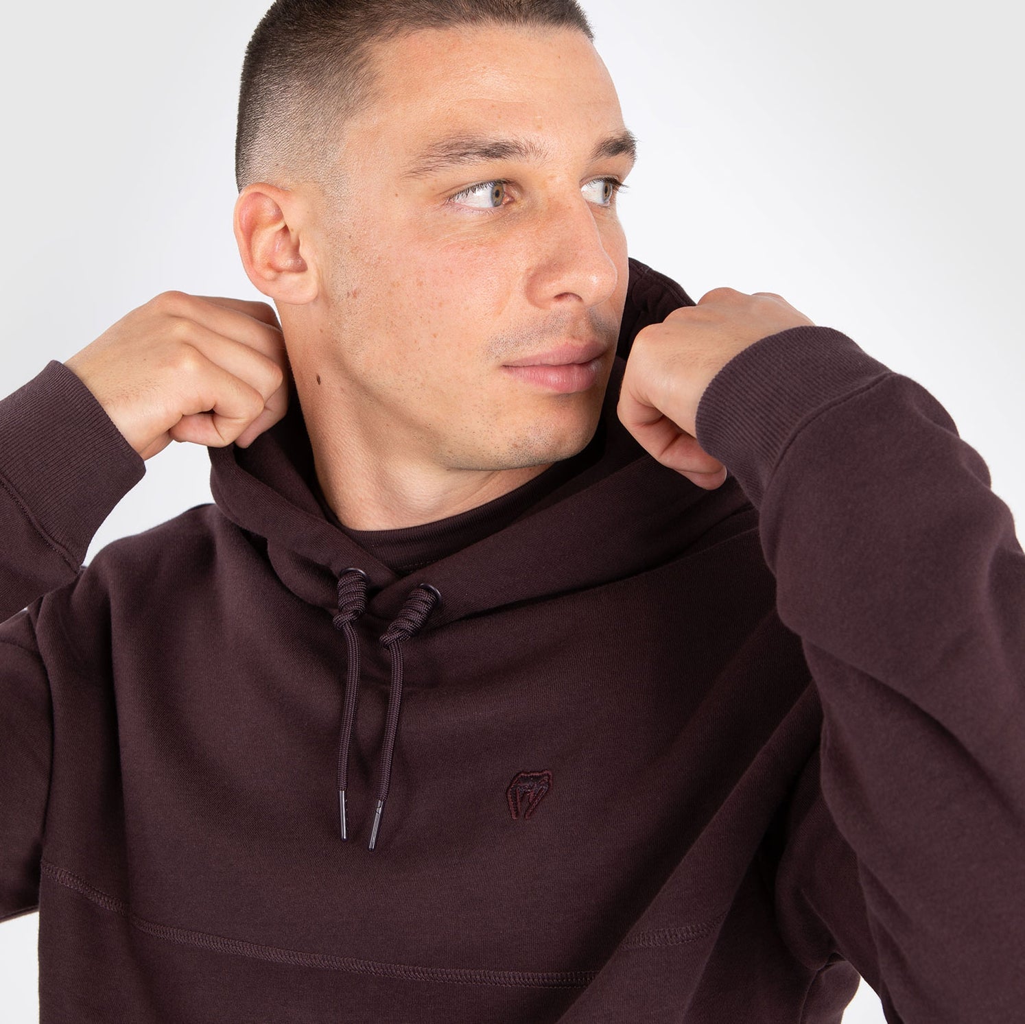 Venum Silent Power Hoodie - Dark Brown - Venum