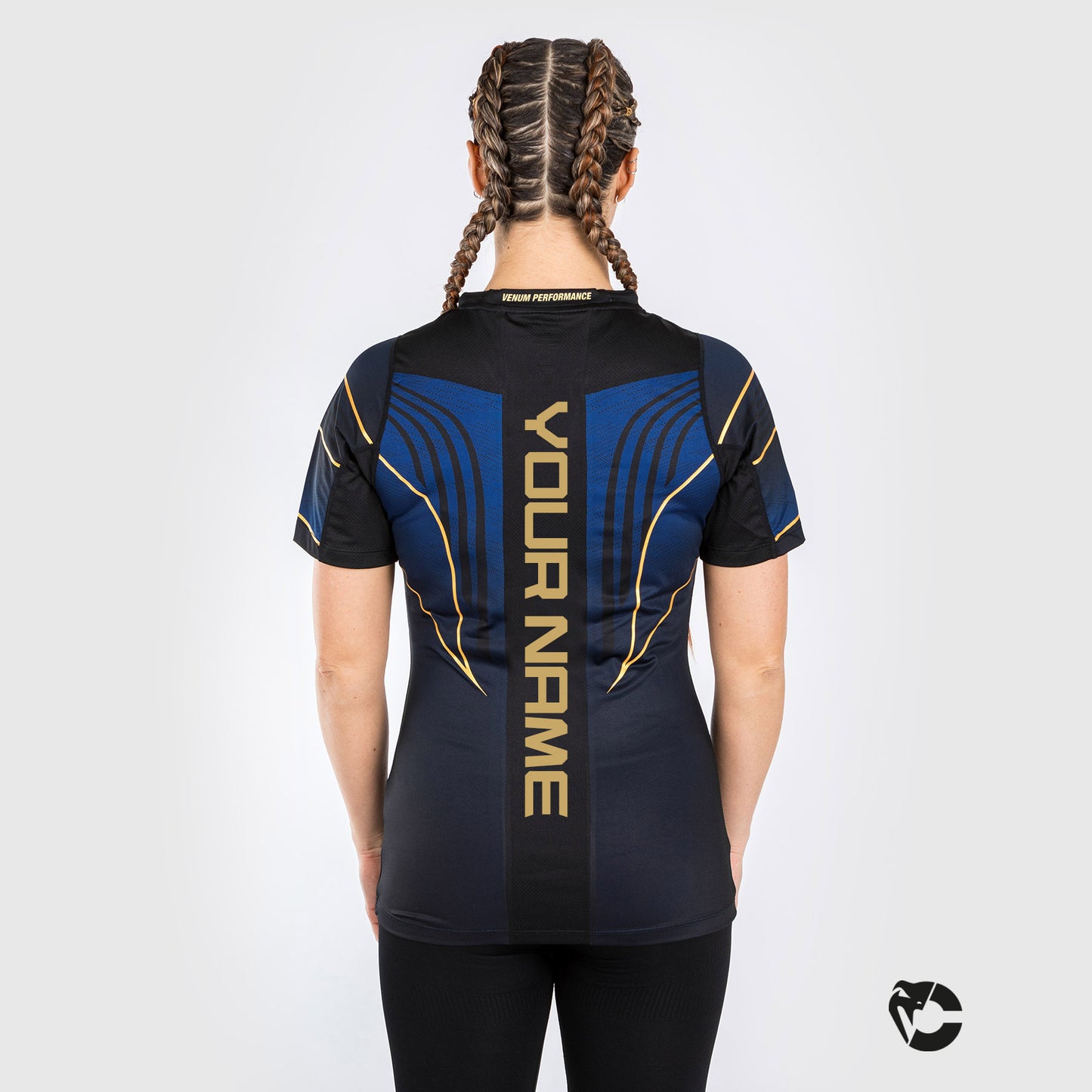 Ufc Personalized Authentic Fight Night 2.0 Kit By Venum Women's Walkout Jersey - Midnight Edition - Champion