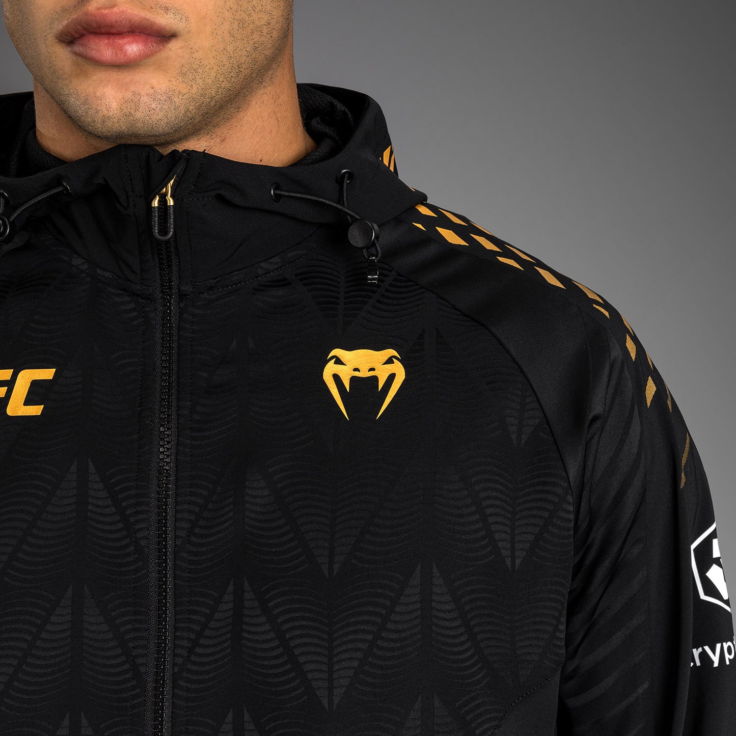 Men’s UFC Zenith by Venum Champion Authentic Fight Night Walkout Hoodie Personalized