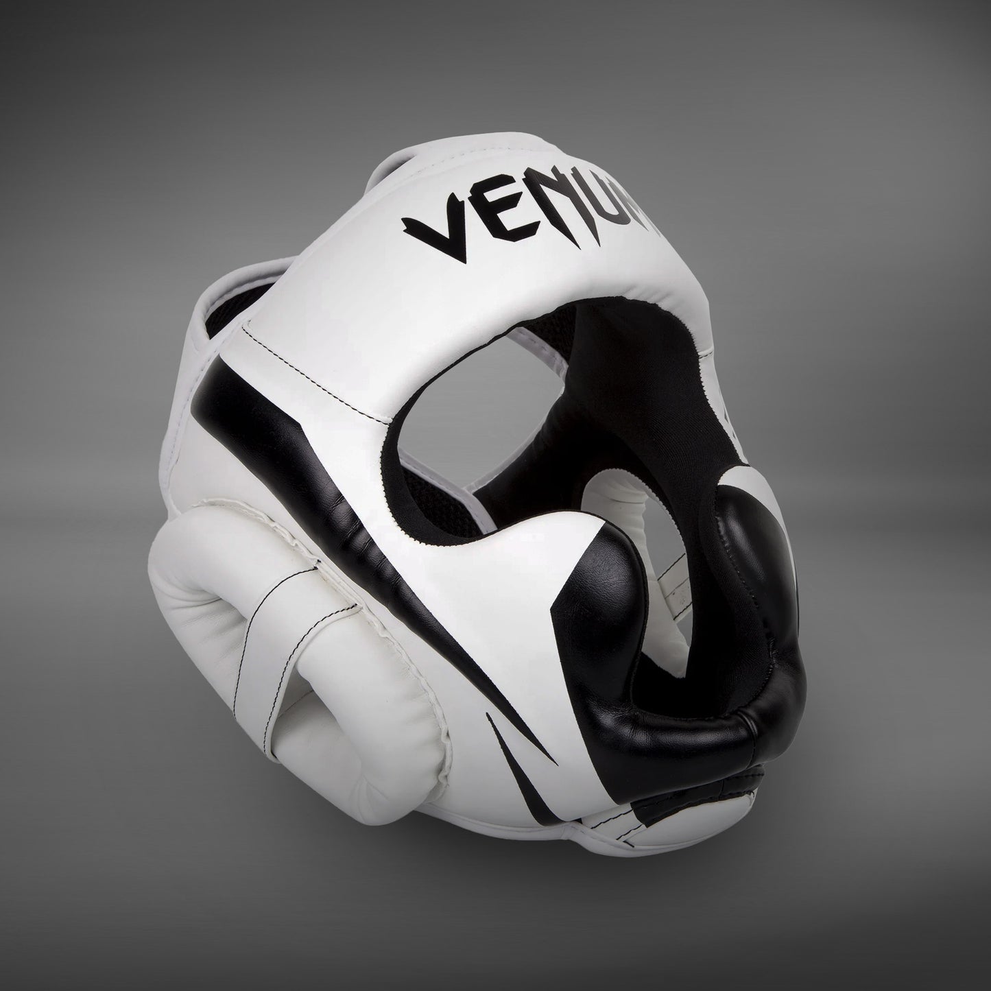 Venum Elite Headgear – White/Black
