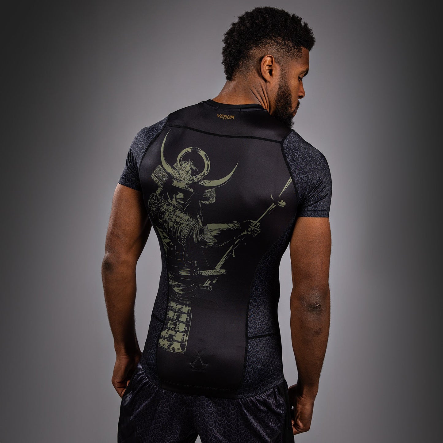 Venum x Assassin's Creed Shadows Rashguard Short Sleeve - Black