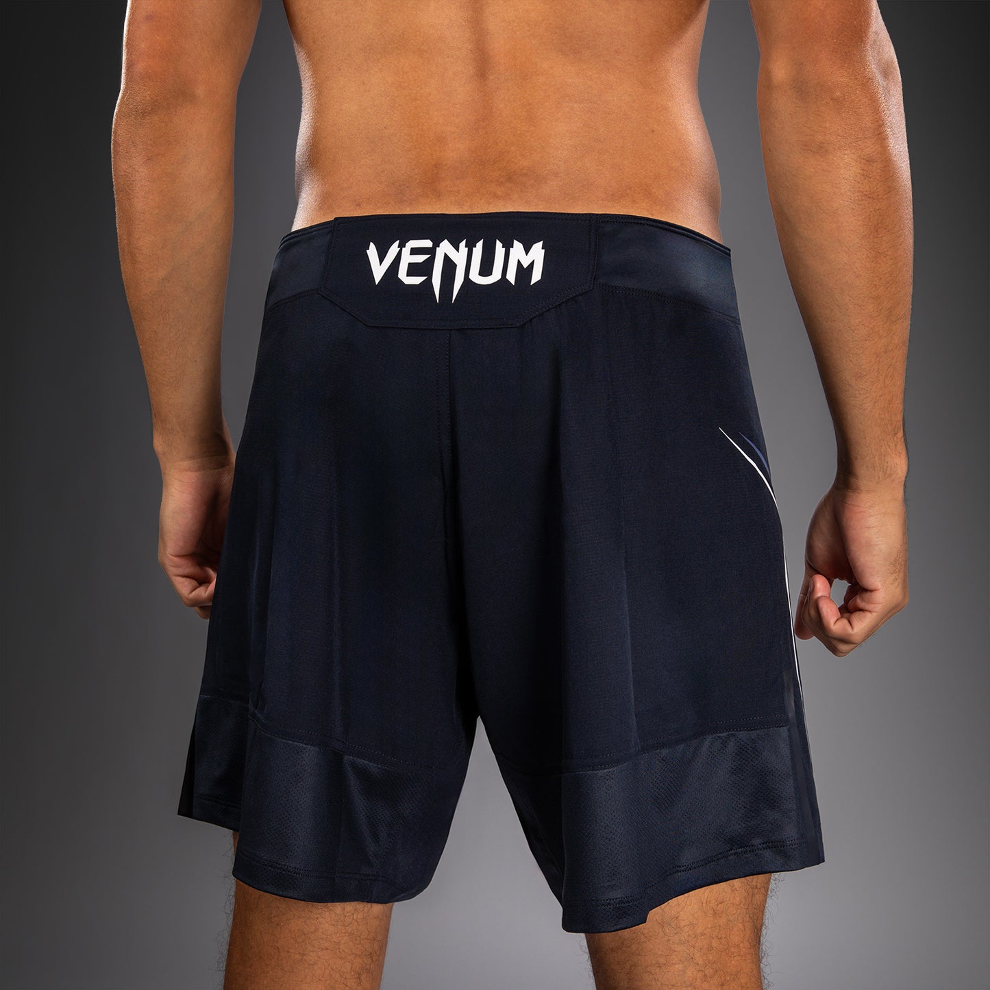 Venum G-Core Fight Shorts - Navy Blue/White  product-type_MMA Shorts Venum