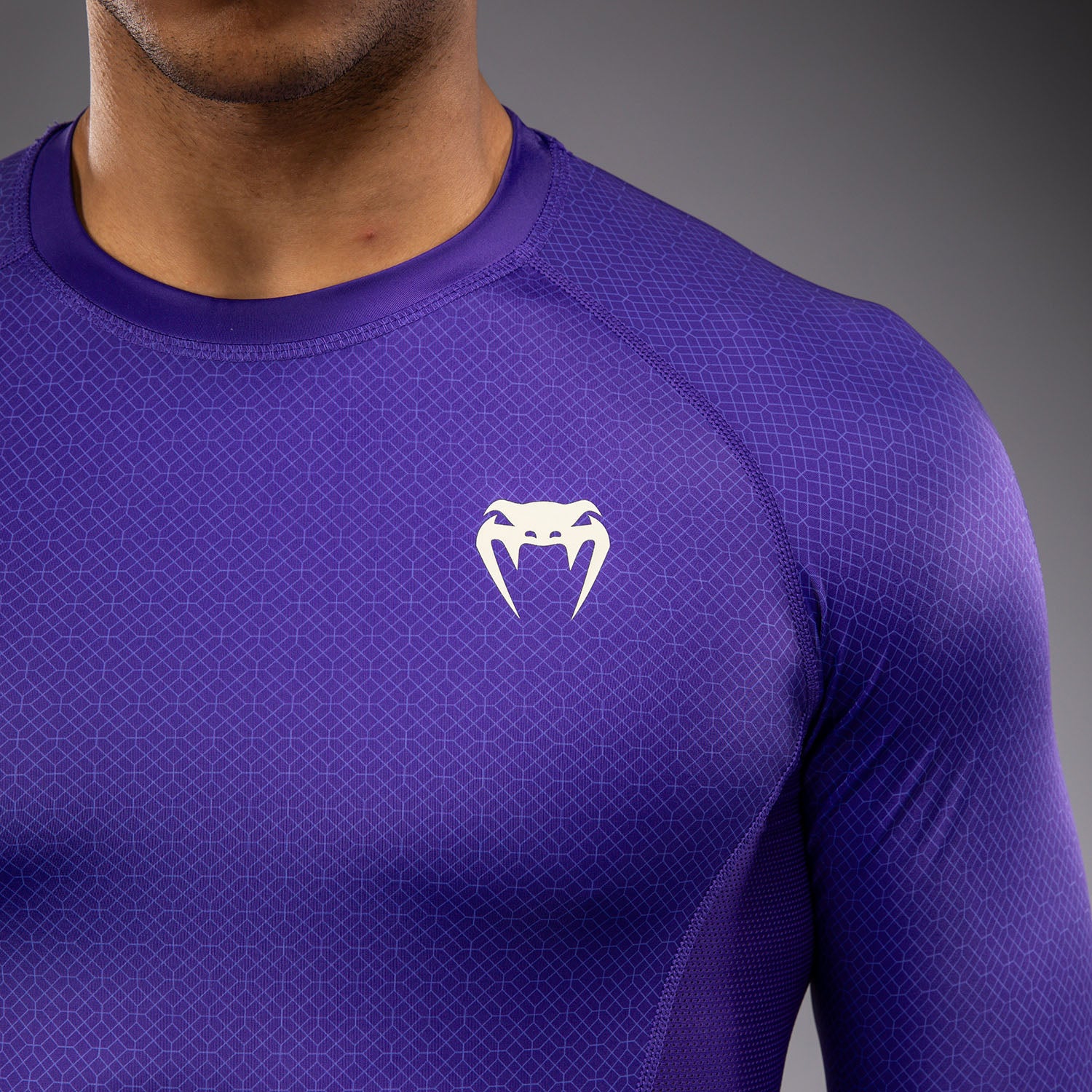 Venum x Roger Gracie Academy Long Sleeve Rashguard - Purple - Venum