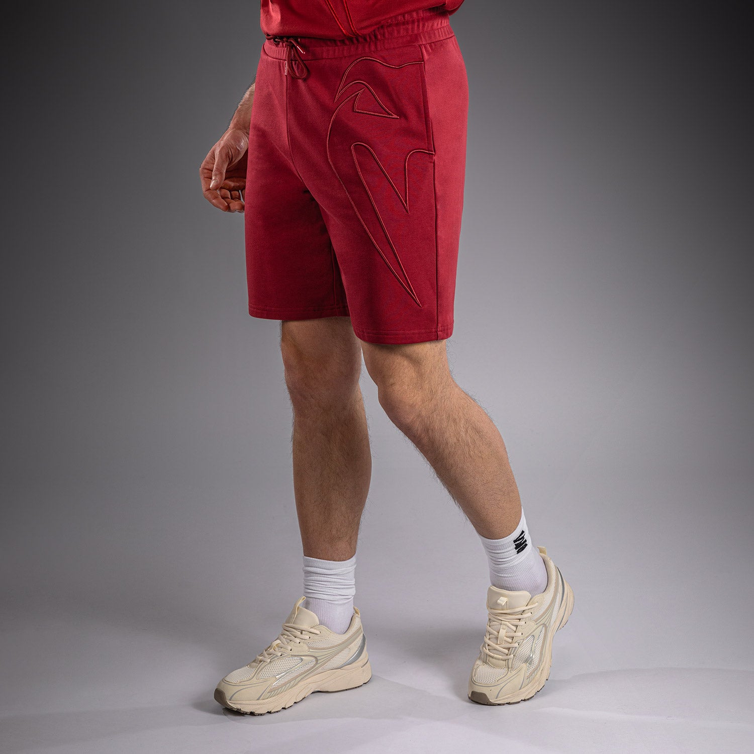 Venum Giant 3D Cotton Shorts - Red  product-type_Cotton Shorts Venum
