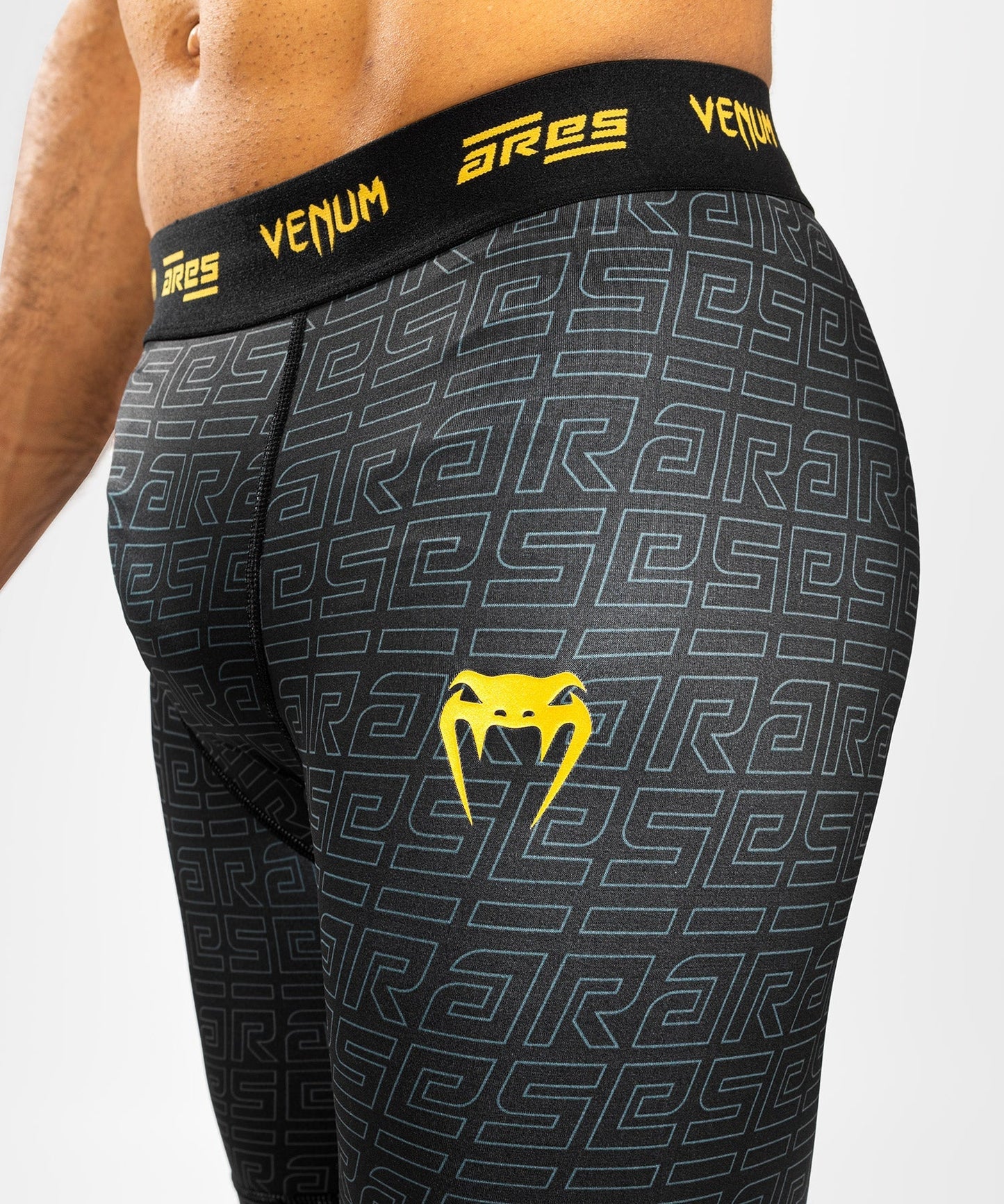 Venum x Ares Men’s Vale Tudo Shorts - Black/Gold