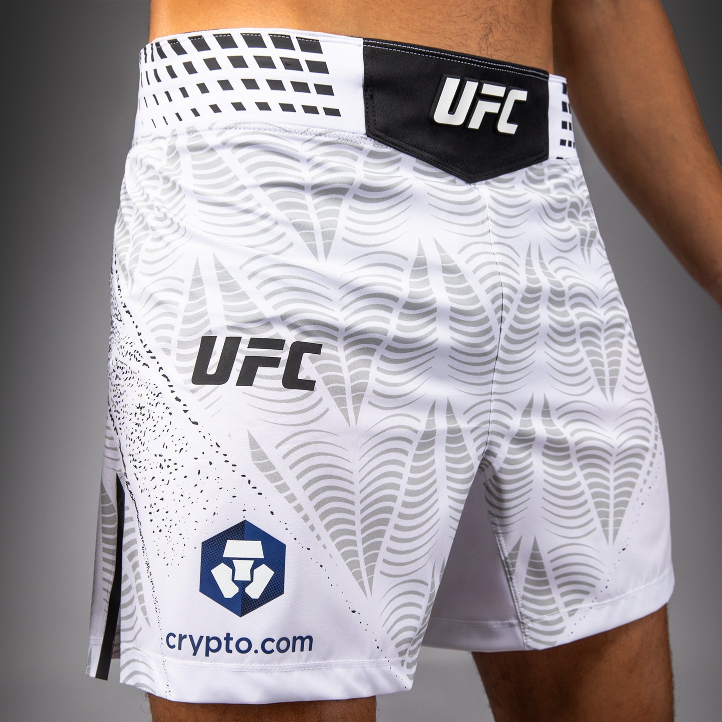 Men's UFC Zenith by Venum White Authentic Fight Night Short Fit Fight Short Personalized