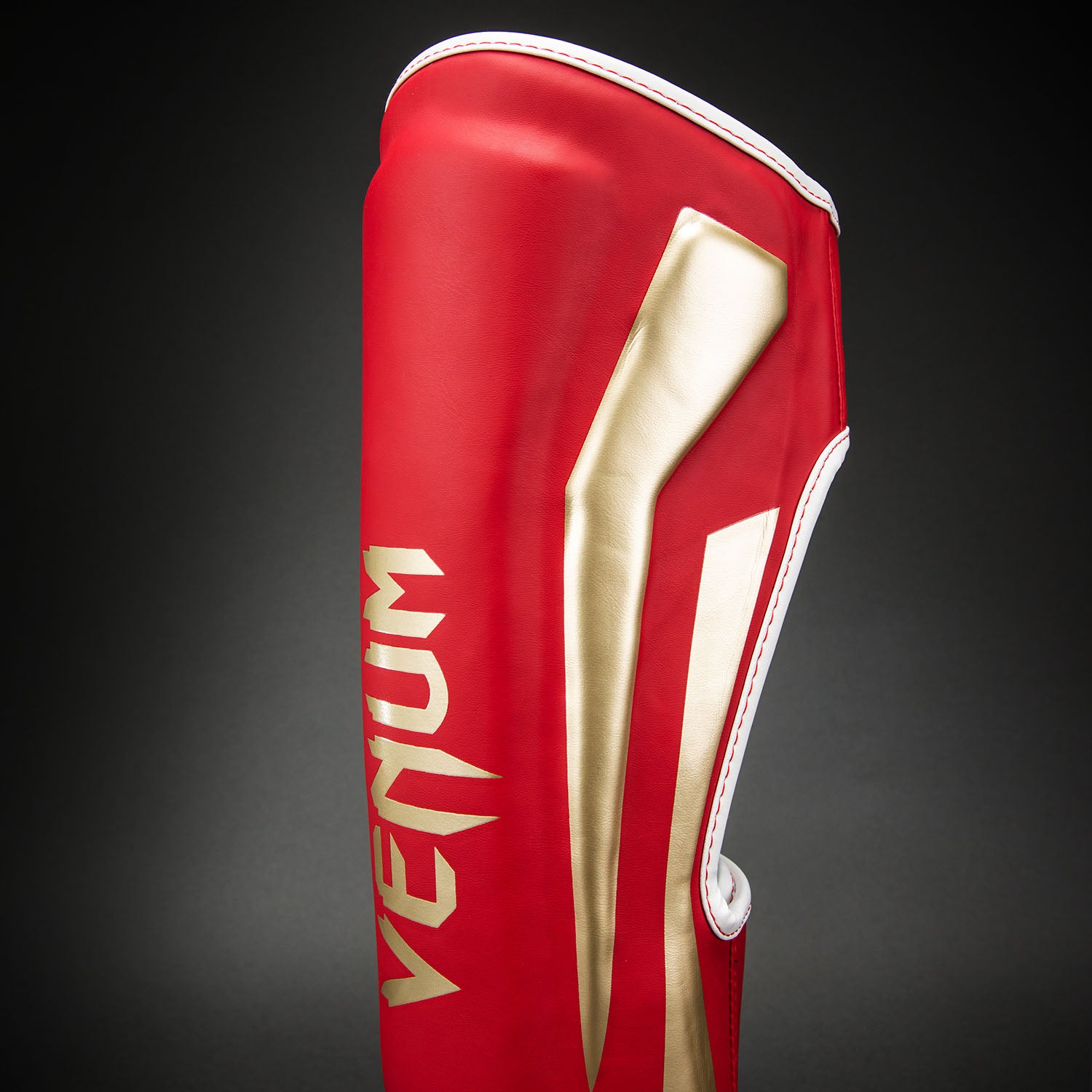 Venum Elite Shin Guards - Red - Venum