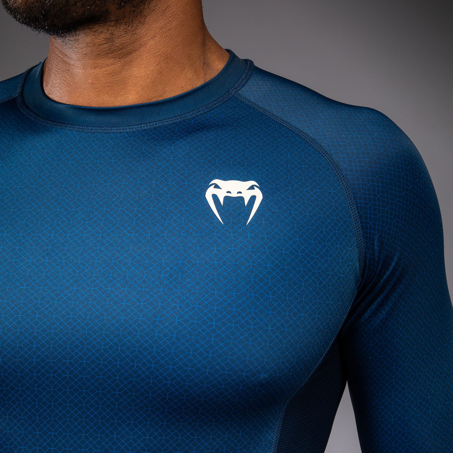 Venum x Roger Gracie Academy Long Sleeve Rashguard - Blue - Venum