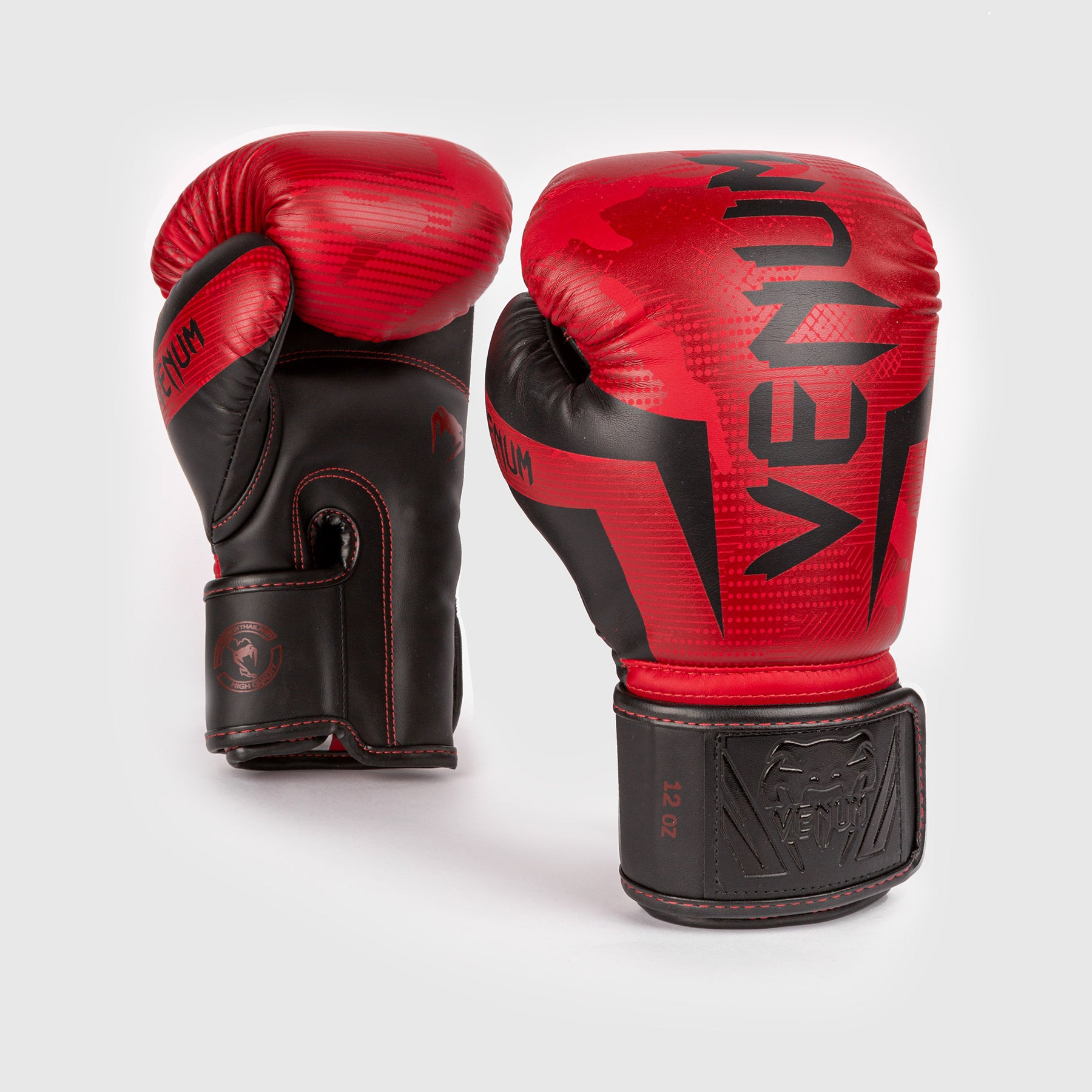 Venum Elite Boxing Gloves - Red/Camo - Venum