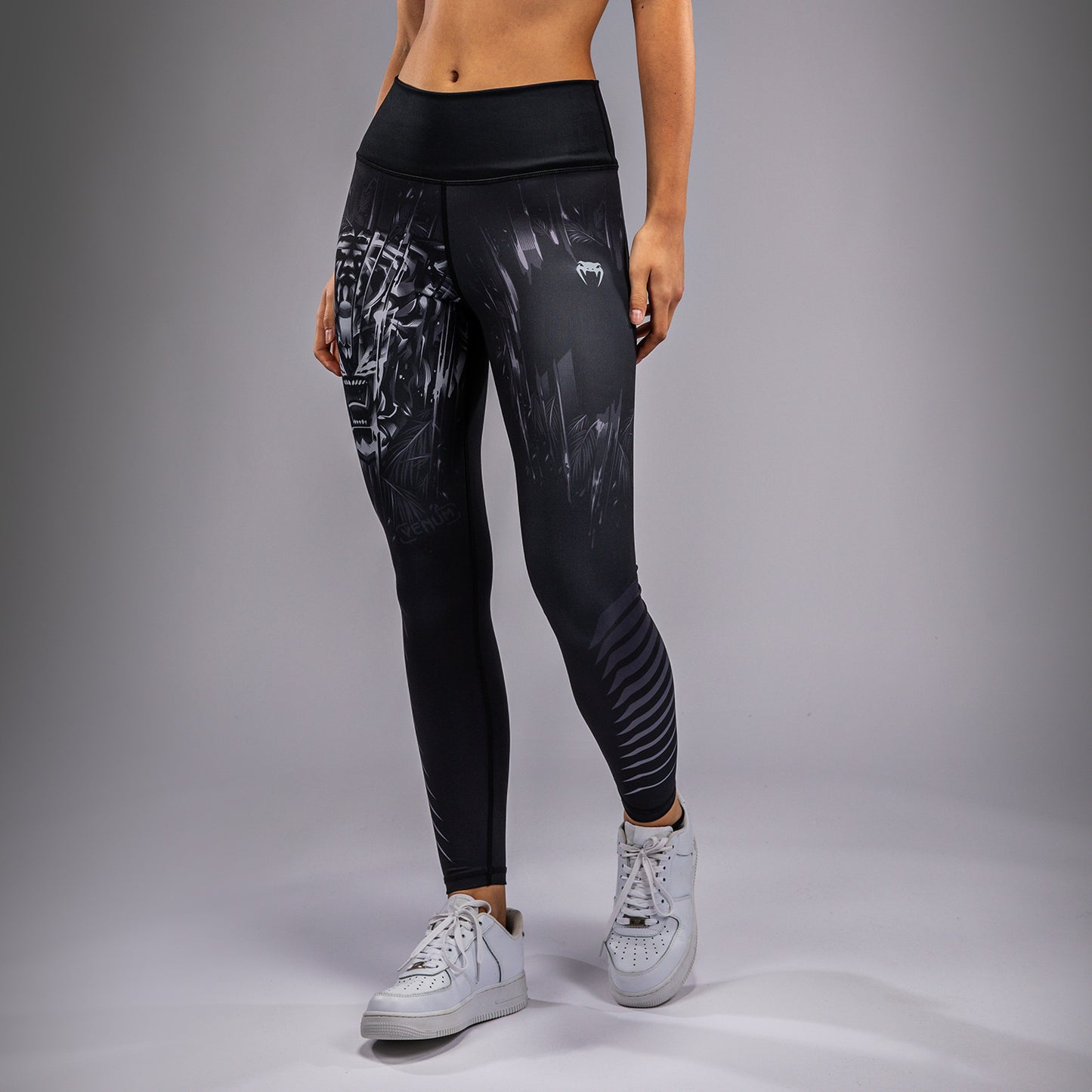 Venum Tiger Women's Leggings - Black/Silver