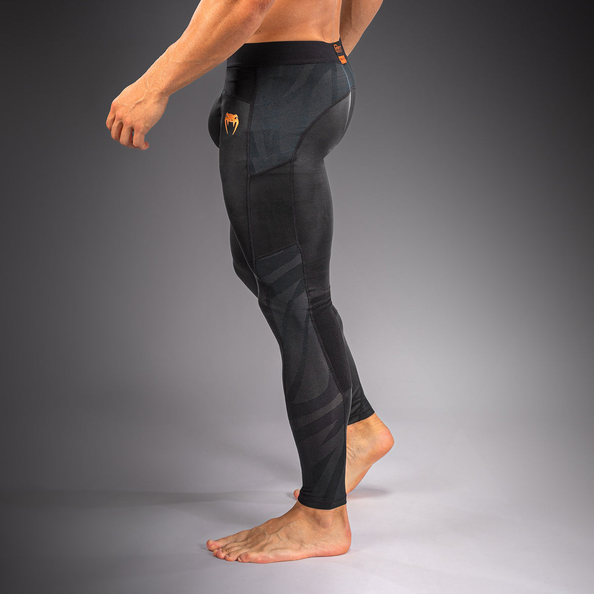 Venum G-Fit Revolution Spats - Black/Copper  product-type_Compression Pants Venum