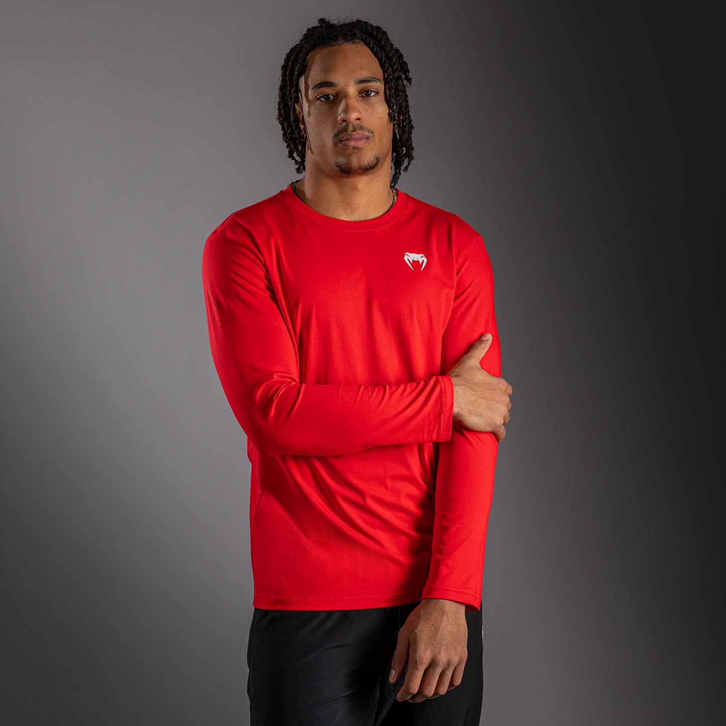 Venum Lineup Long Sleeve T-Shirt - Red/White