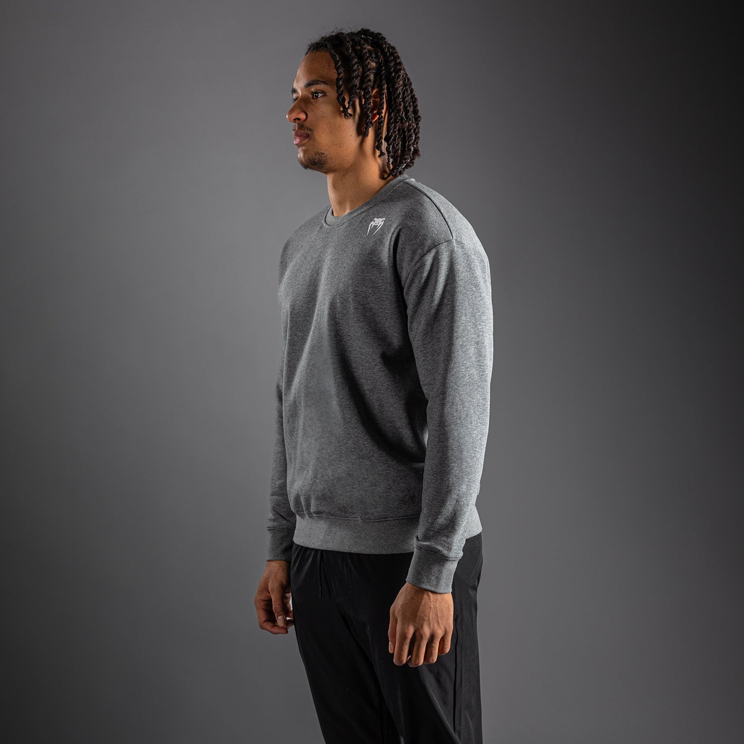 Venum Lineup Fleece Crew - Grey/White