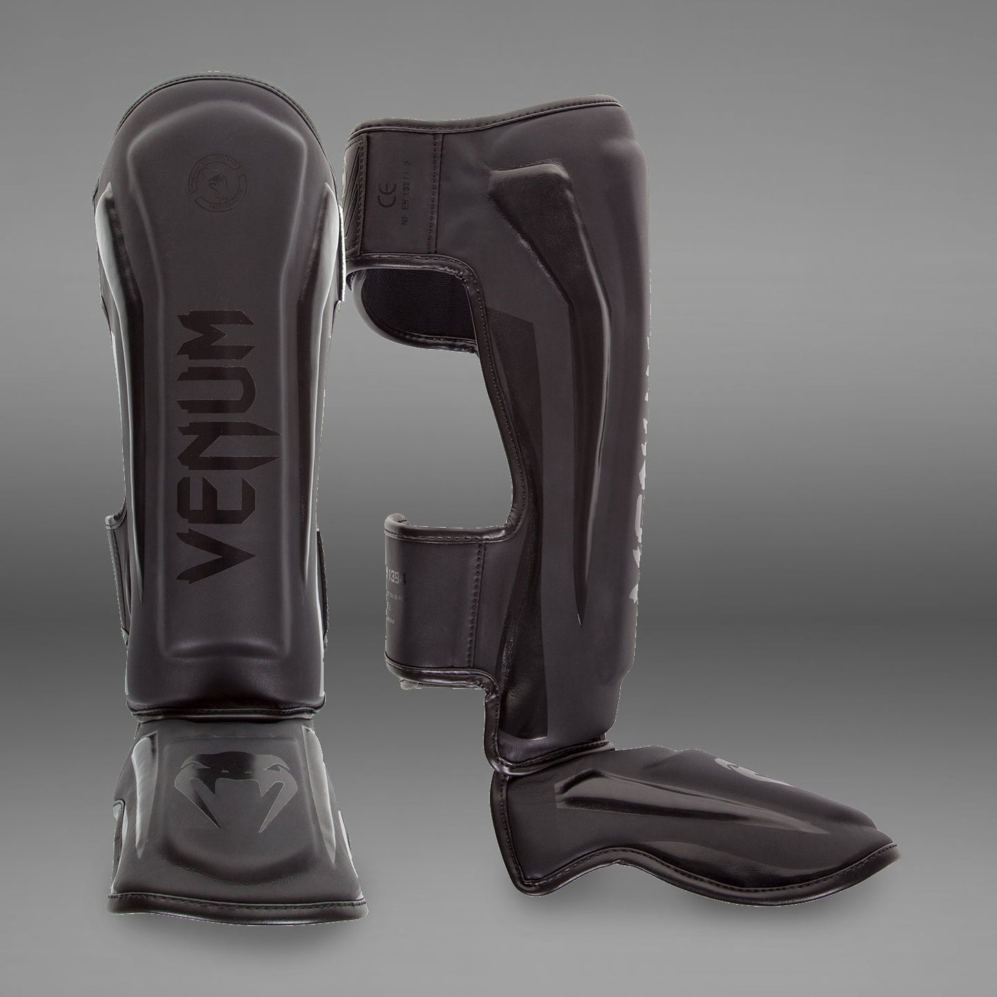 Venum Elite Standup Shin Guards - Matte/Black