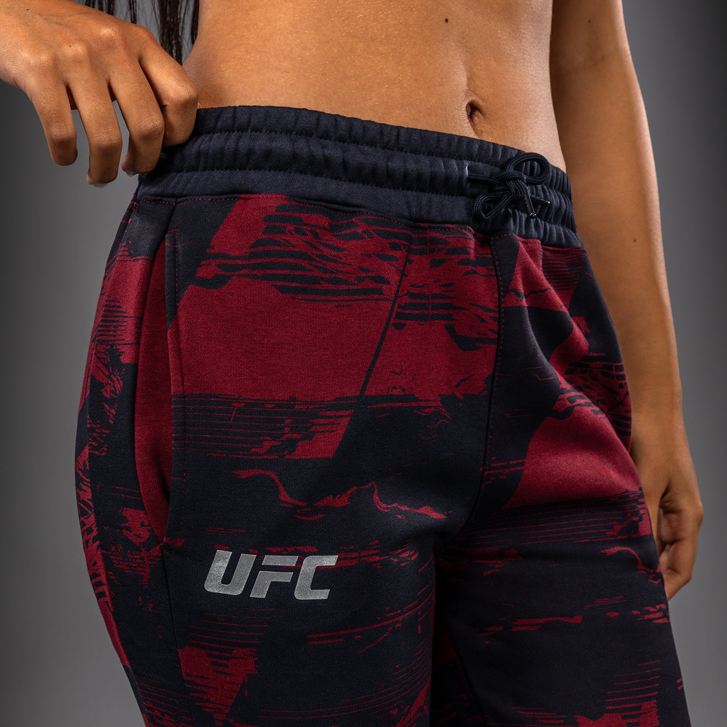 Women's UFC Zenith by Venum Burgundy Authentic Fight Week Pant - Venum