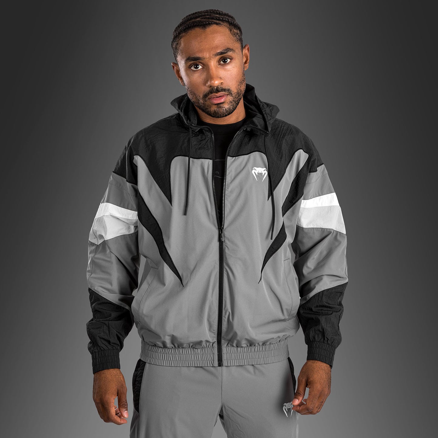 Venum Attack 90 Tracksuit Jacket - Grey