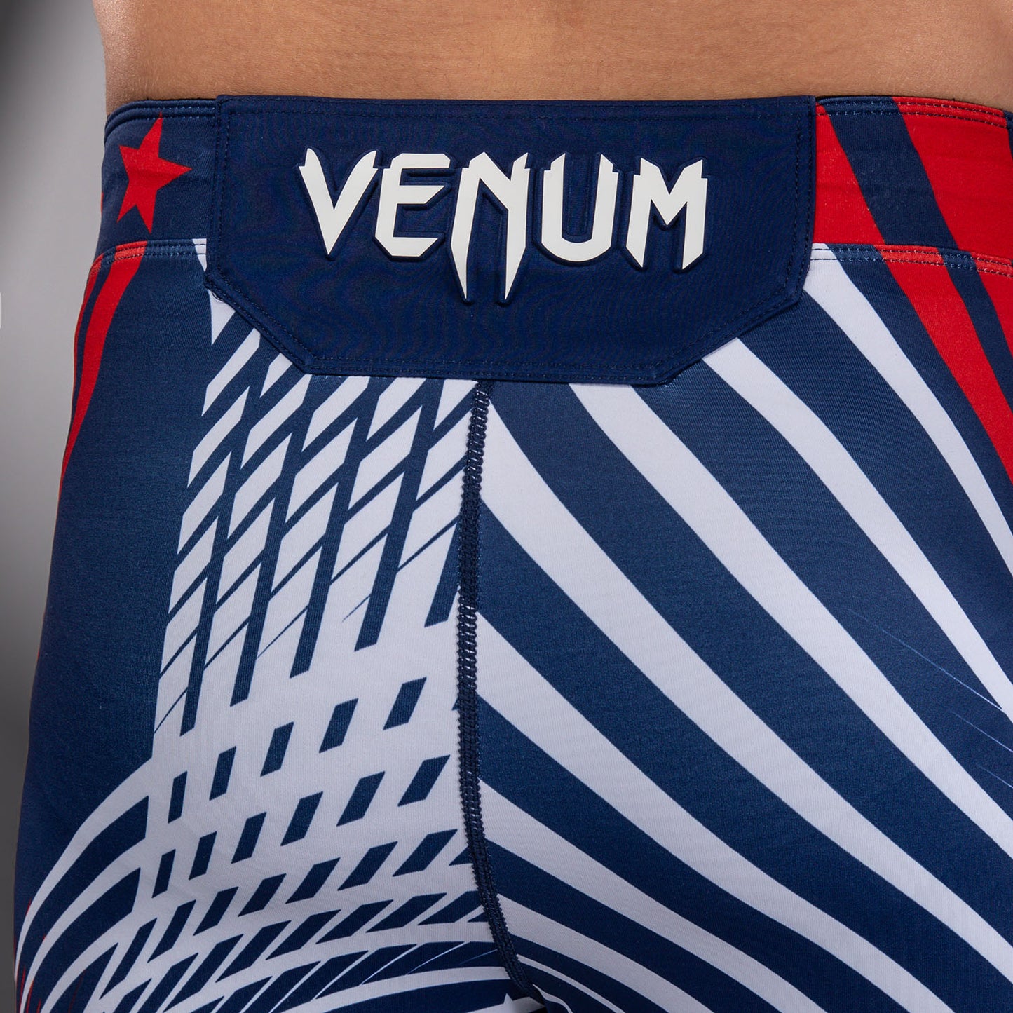 Men's Official UFC Freedom 250 by Venum Blue Authentic Fight Night Vale Tudo Short -Topuria