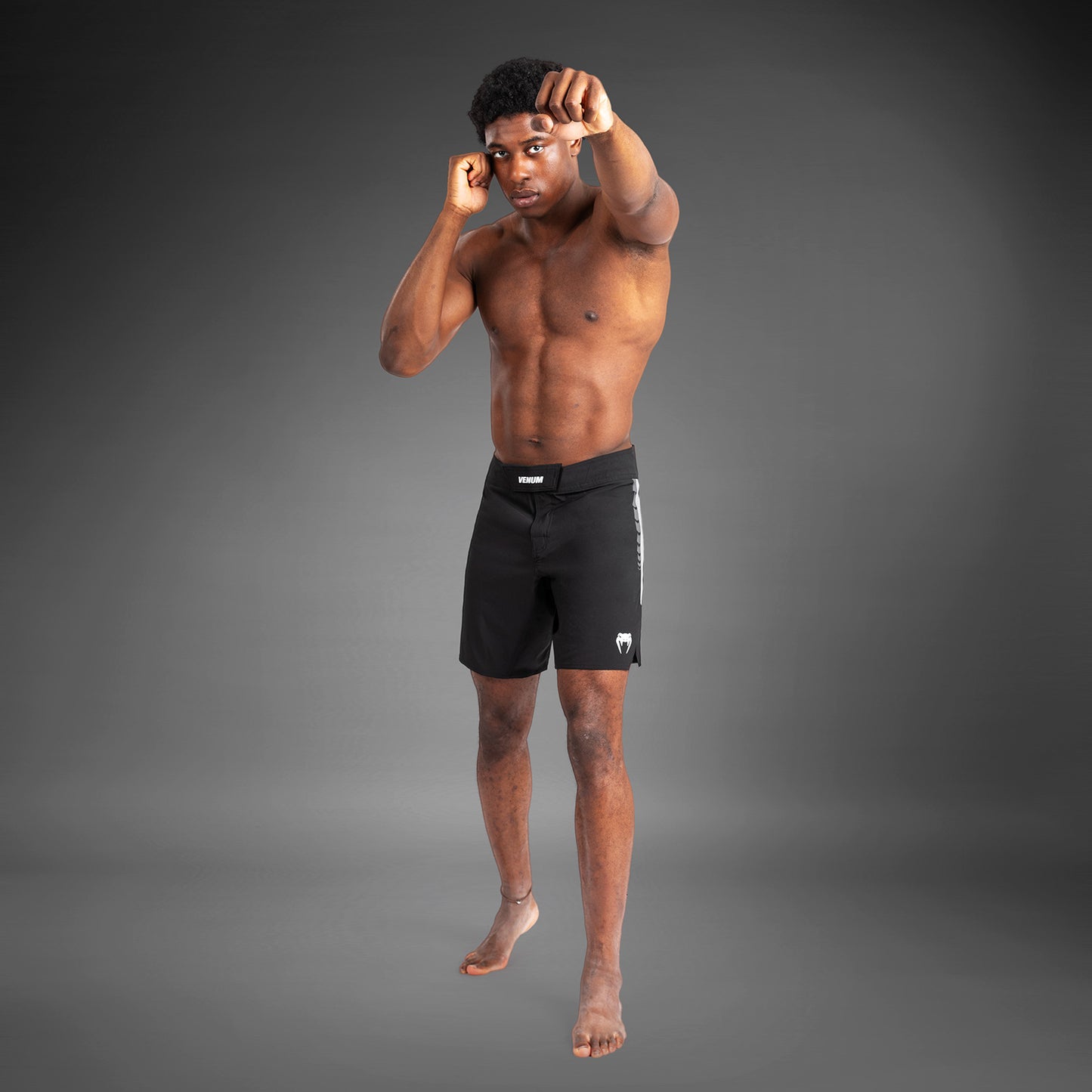 Venum Tempest Men's Fight Shorts - Black/Grey