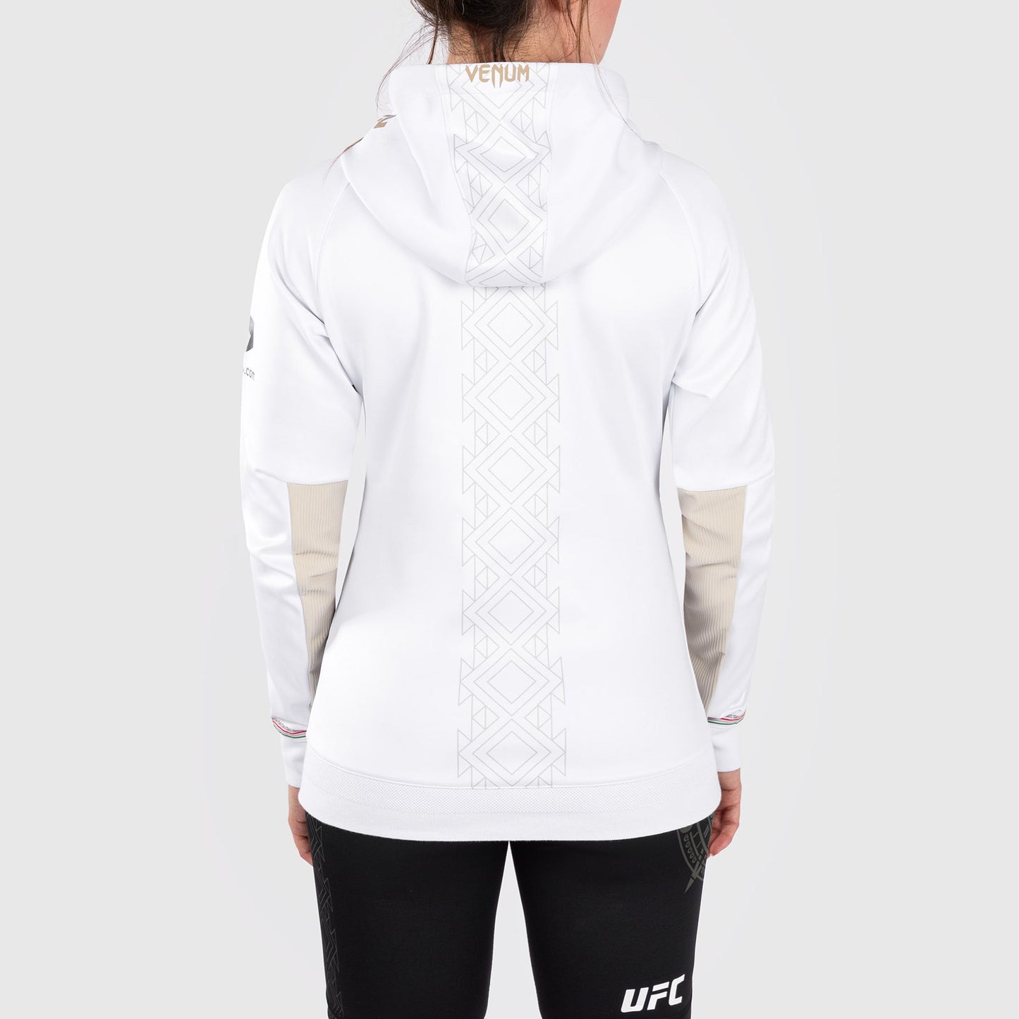 Noche UFC By Venum Authentic Fight Night Women’s Walkout Hoodie - White