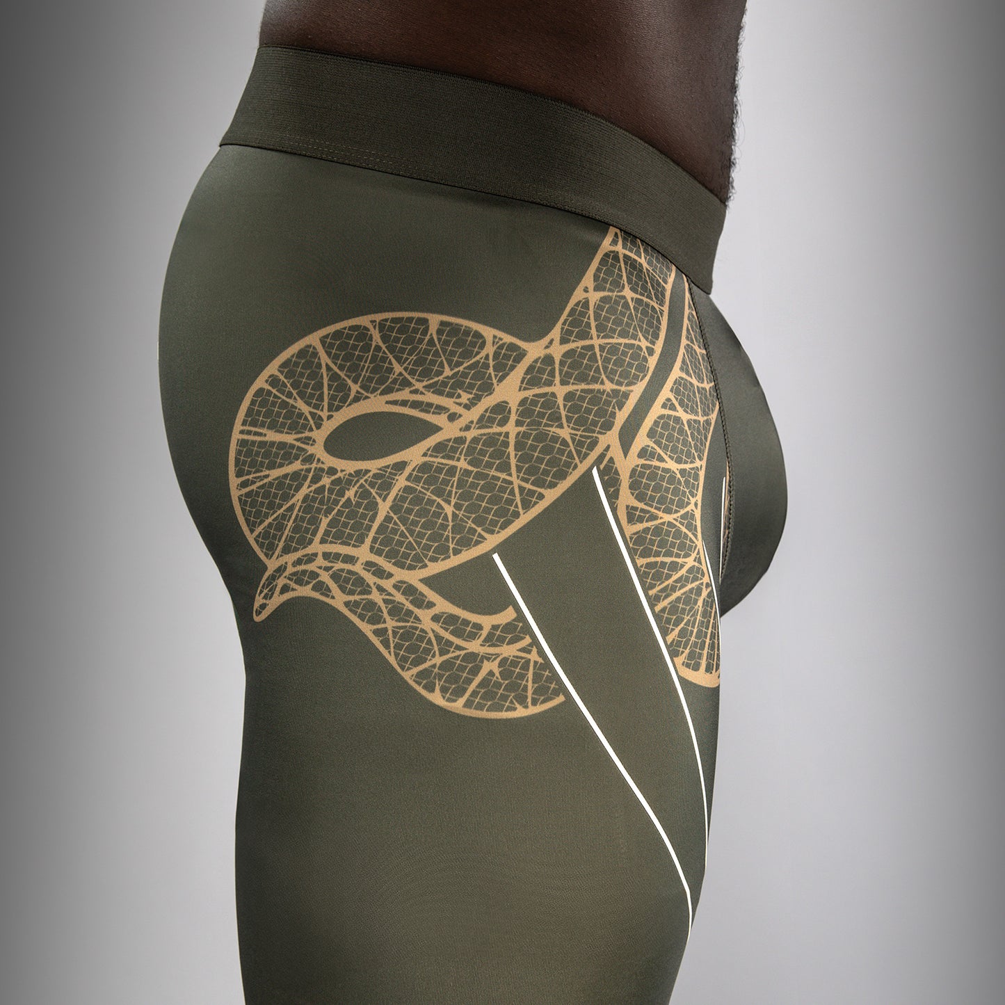 Venum Serpenti Spats - Khaki/Bronze/Ivory