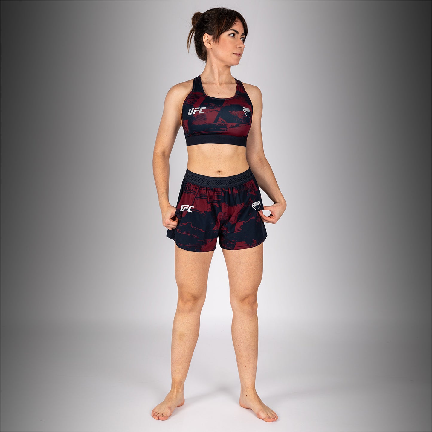 Women’s UFC Zenith by Venum Burgundy Authentic Fight Week Performance Short  product-type_Training shorts Venum