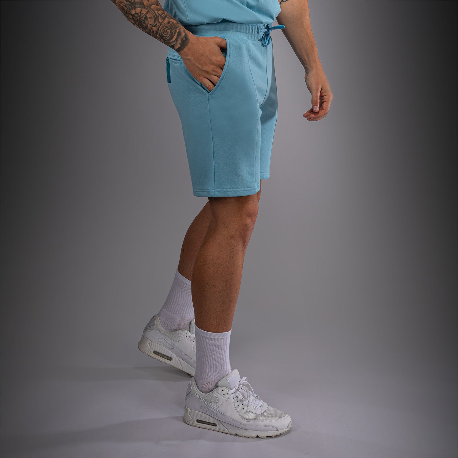 Venum Contender Fleece Cotton Shorts - Turquoise  product-type_Cotton Shorts Venum
