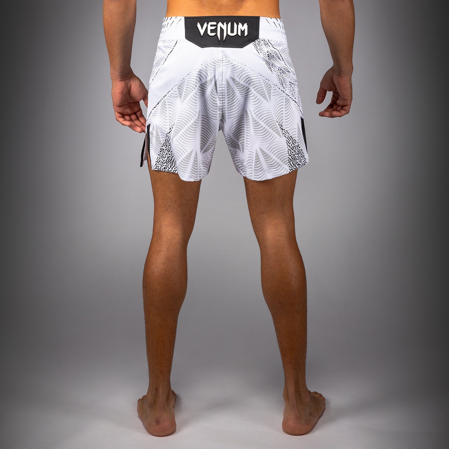 Men's UFC Zenith by Venum White Authentic Fight Night Short Fit Fight Short Personalized
