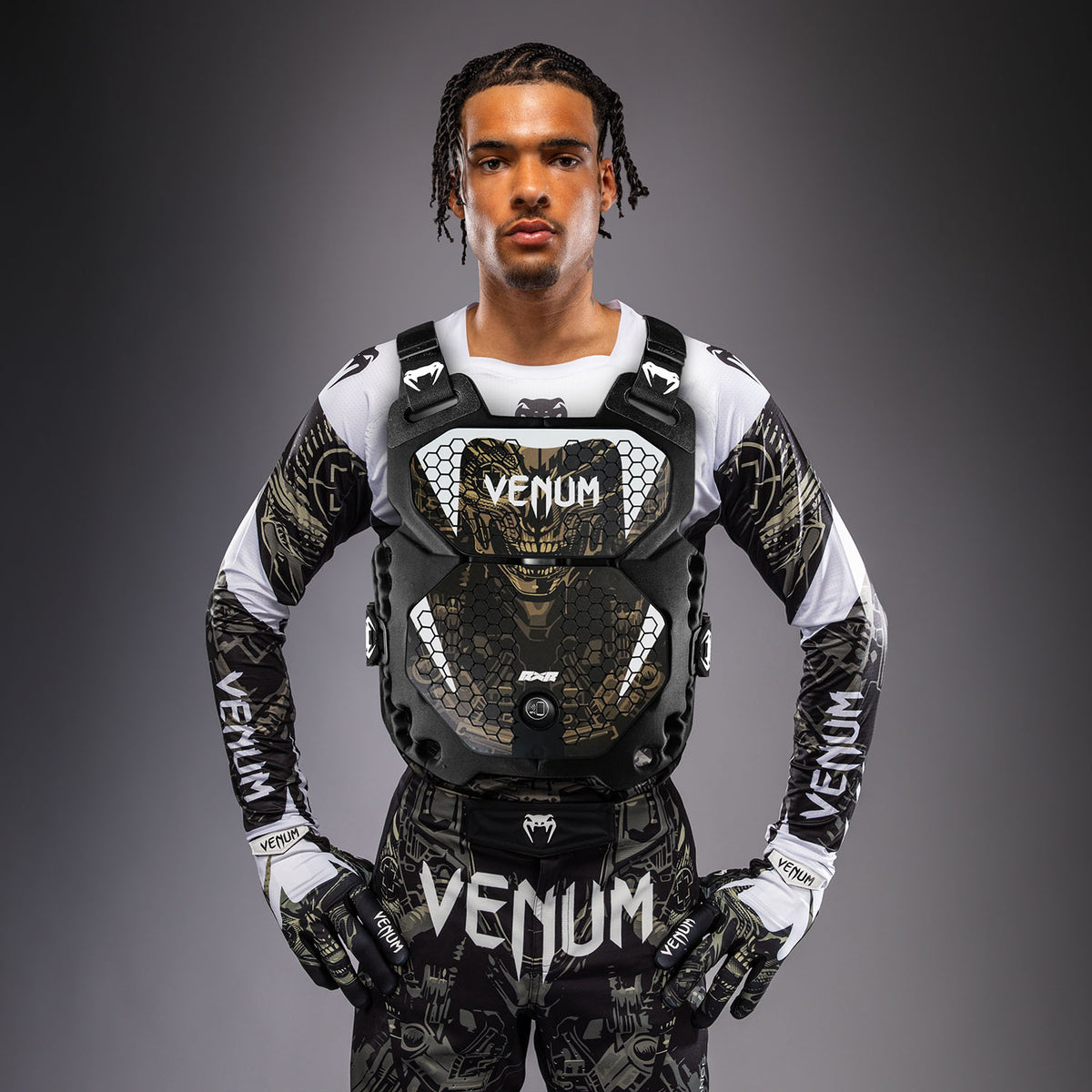 Venum x RXR R-Pro 2 Alien Body Protector - Black/Sand  product-type_Faceplate Venum