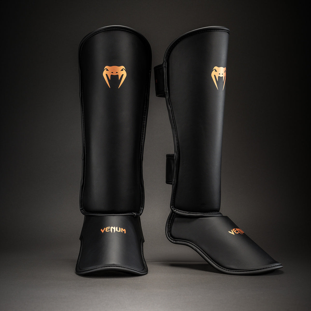 Venum Contender 1.5 Shin Guards - Black/Copper  product-type_Shin guards Venum