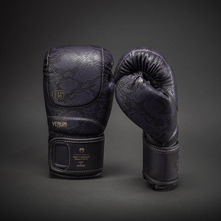Venum Impact Evo Scales Boxing Gloves - Dark Grey - Venum
