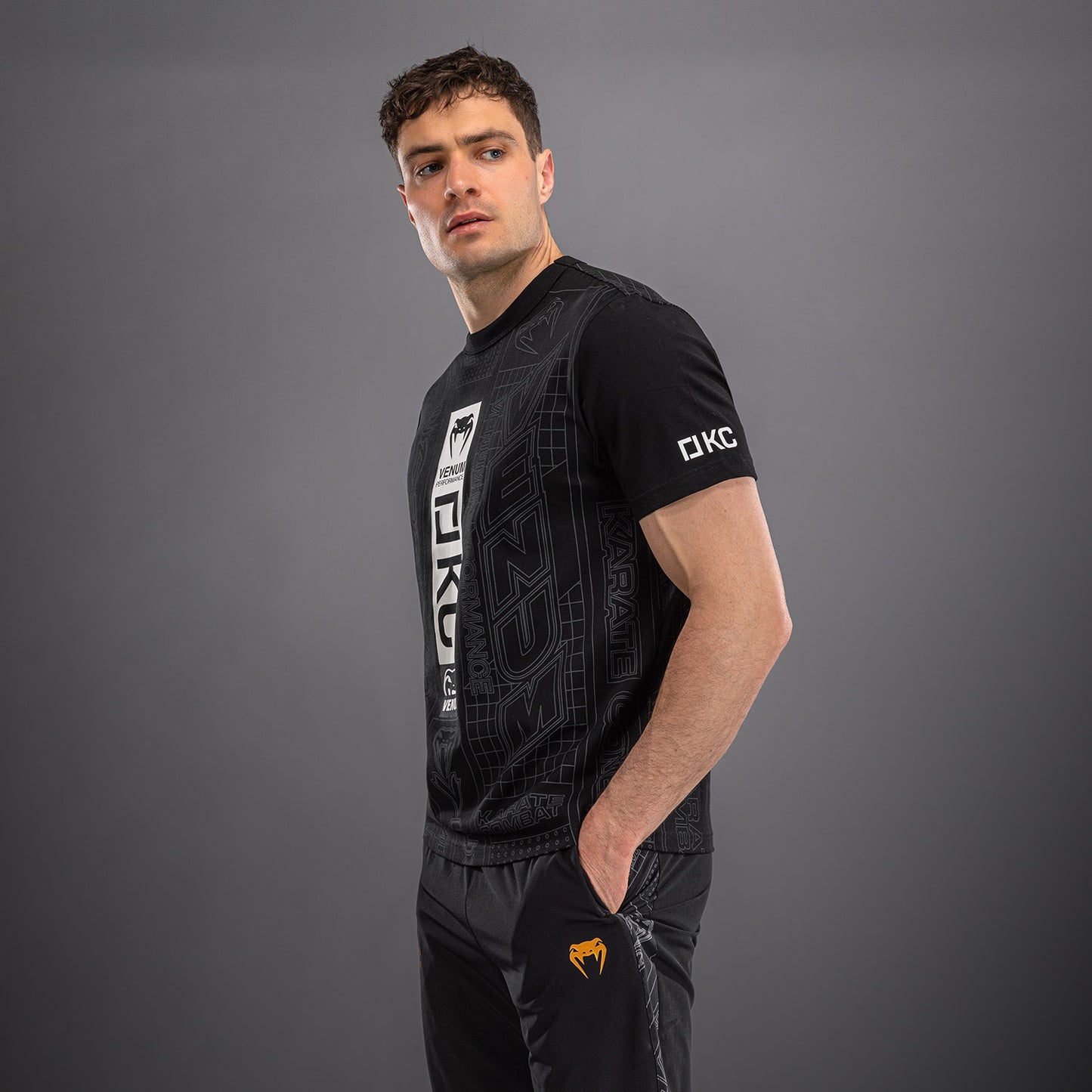 Karate Combat by Venum T-shirt - Black/Grey  product-type_T-Shirts Venum
