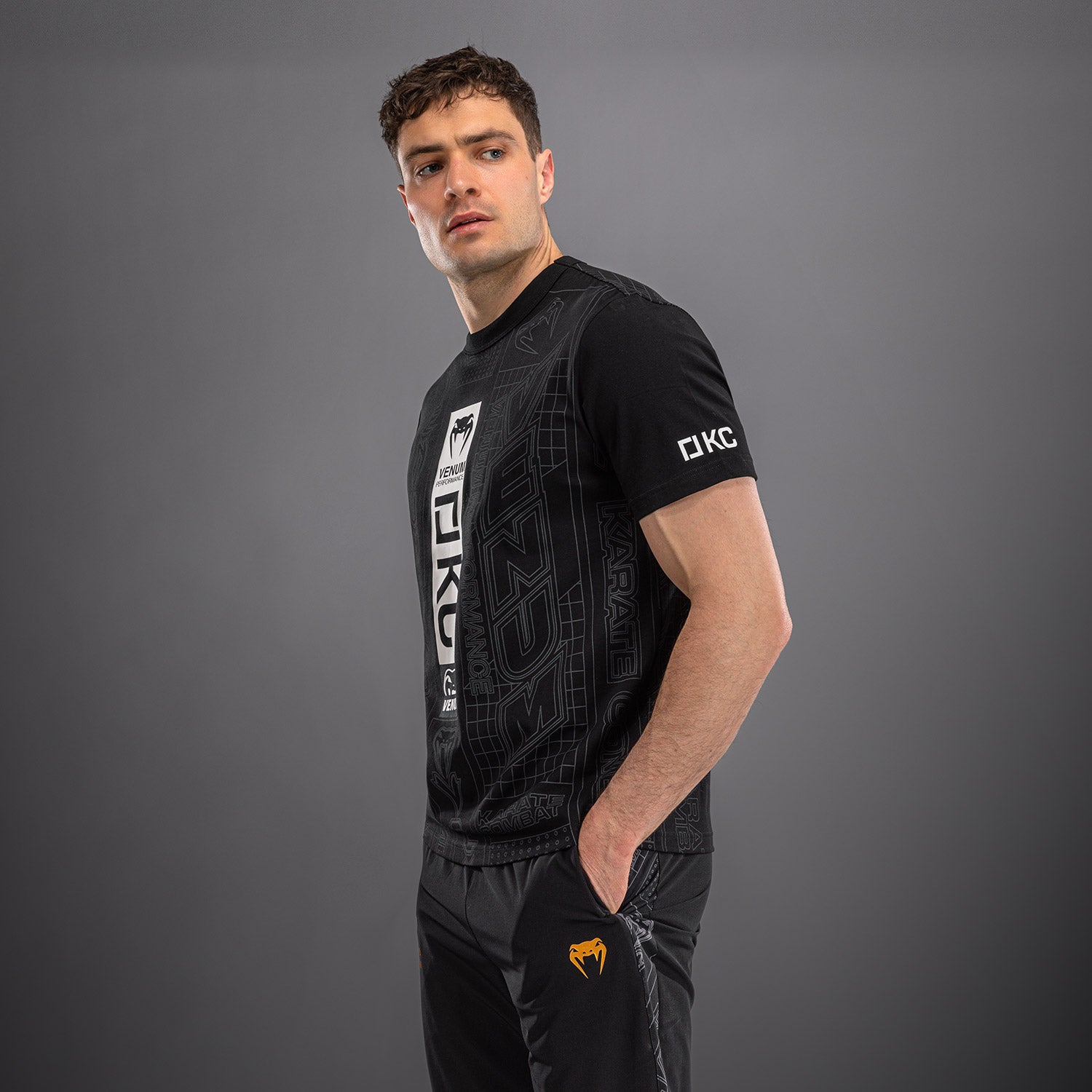 Karate Combat by Venum T-shirt - Black/Grey  product-type_T-Shirts Venum