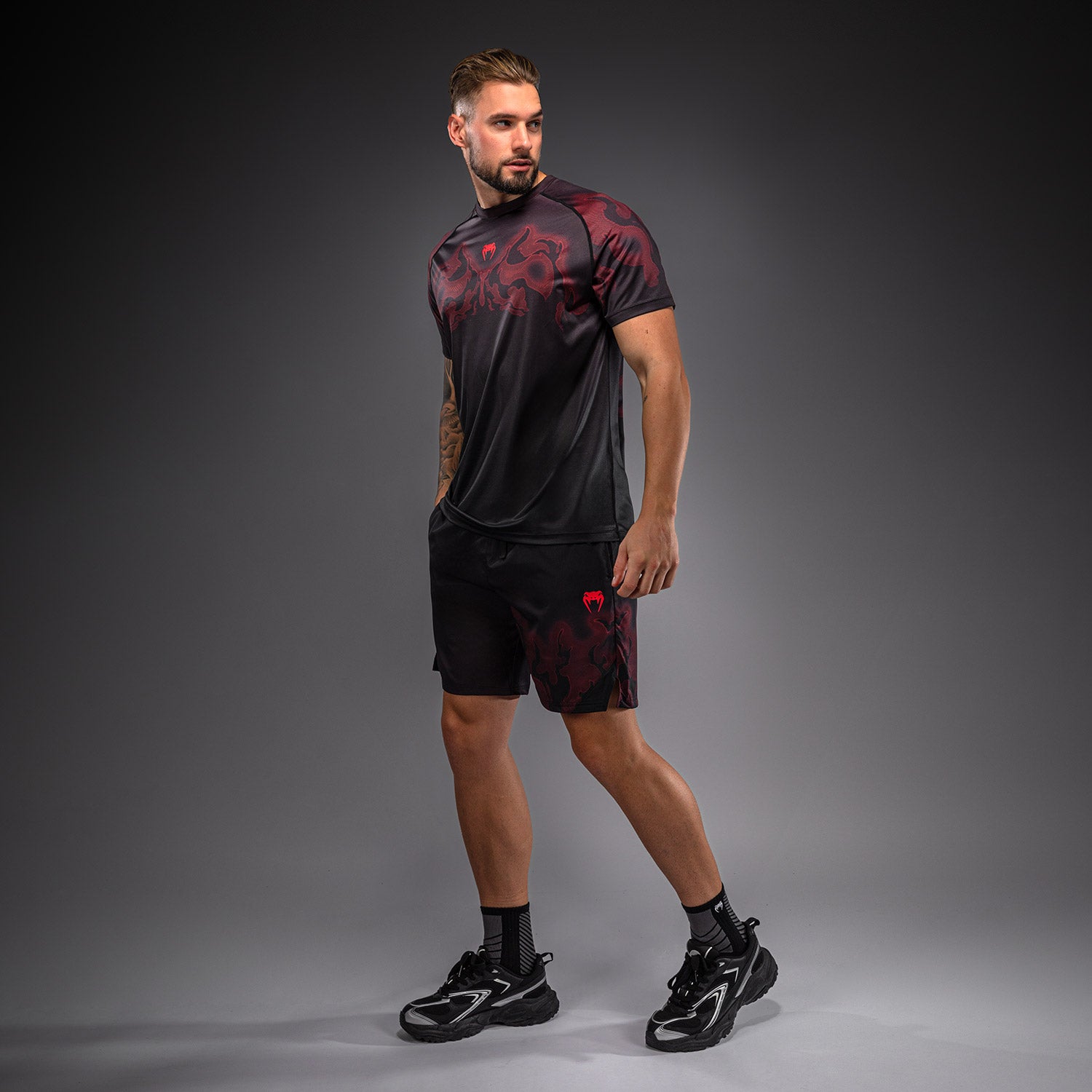 Venum Spectre Dry-Tech T-Shirt - Black/Red  product-type_Dry Tech T-Shirts Venum