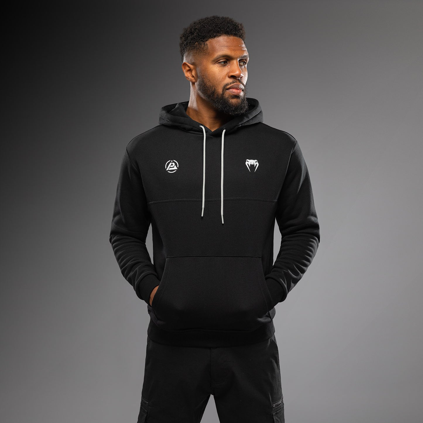 Venum x Polaris Hoodie - Black/Storm Grey