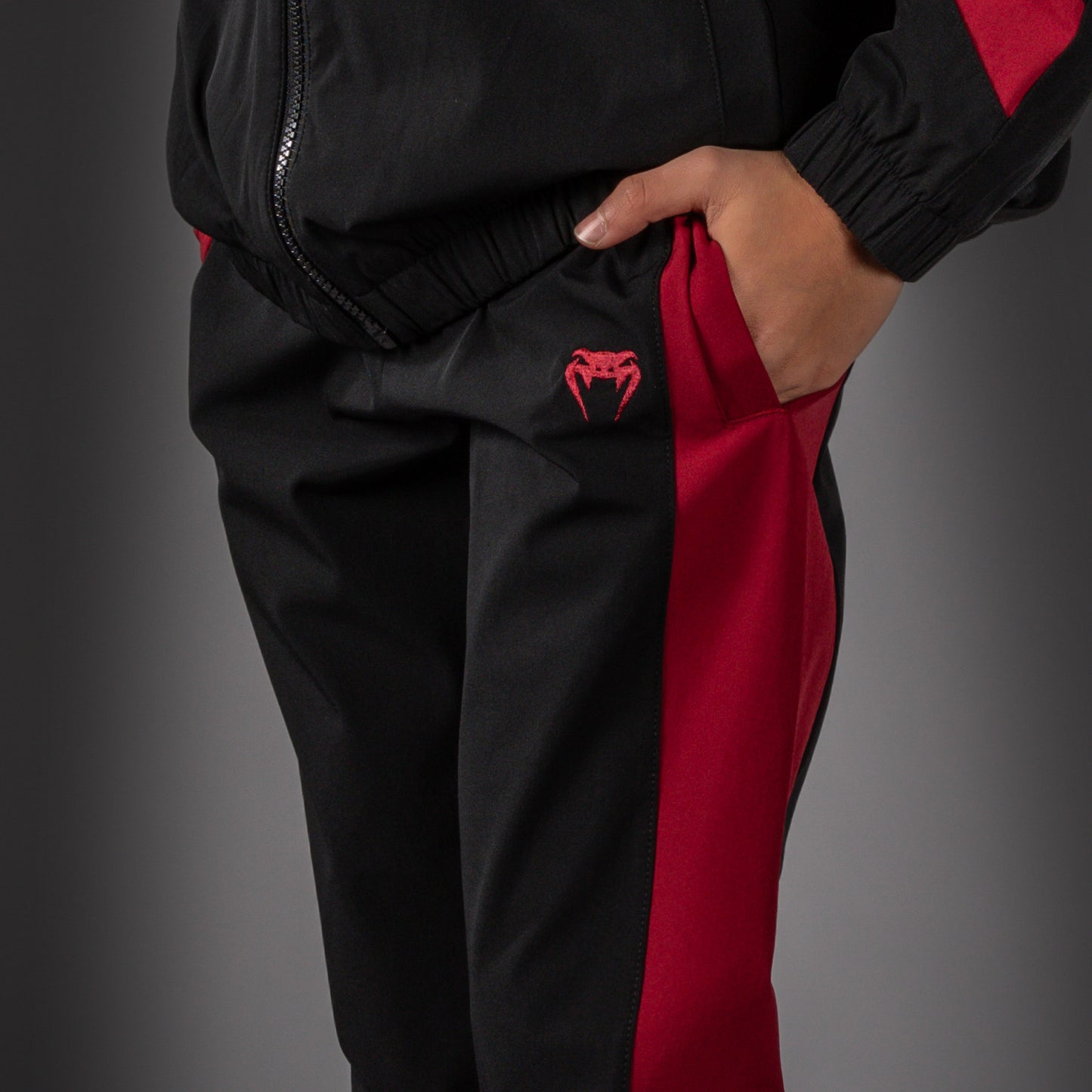 Venum Vectra Kids Joggers - Black/Red  product-type_Jogging Pants Venum