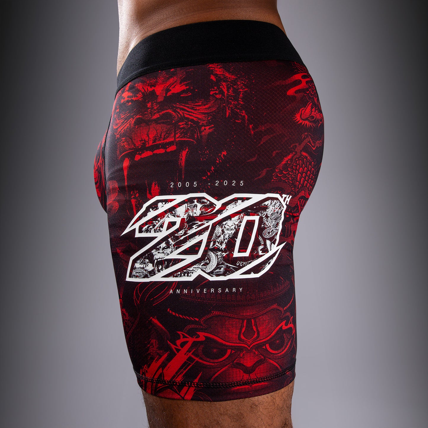 Venum 20th Anniversary Vale Tudo Shorts - Black/Red