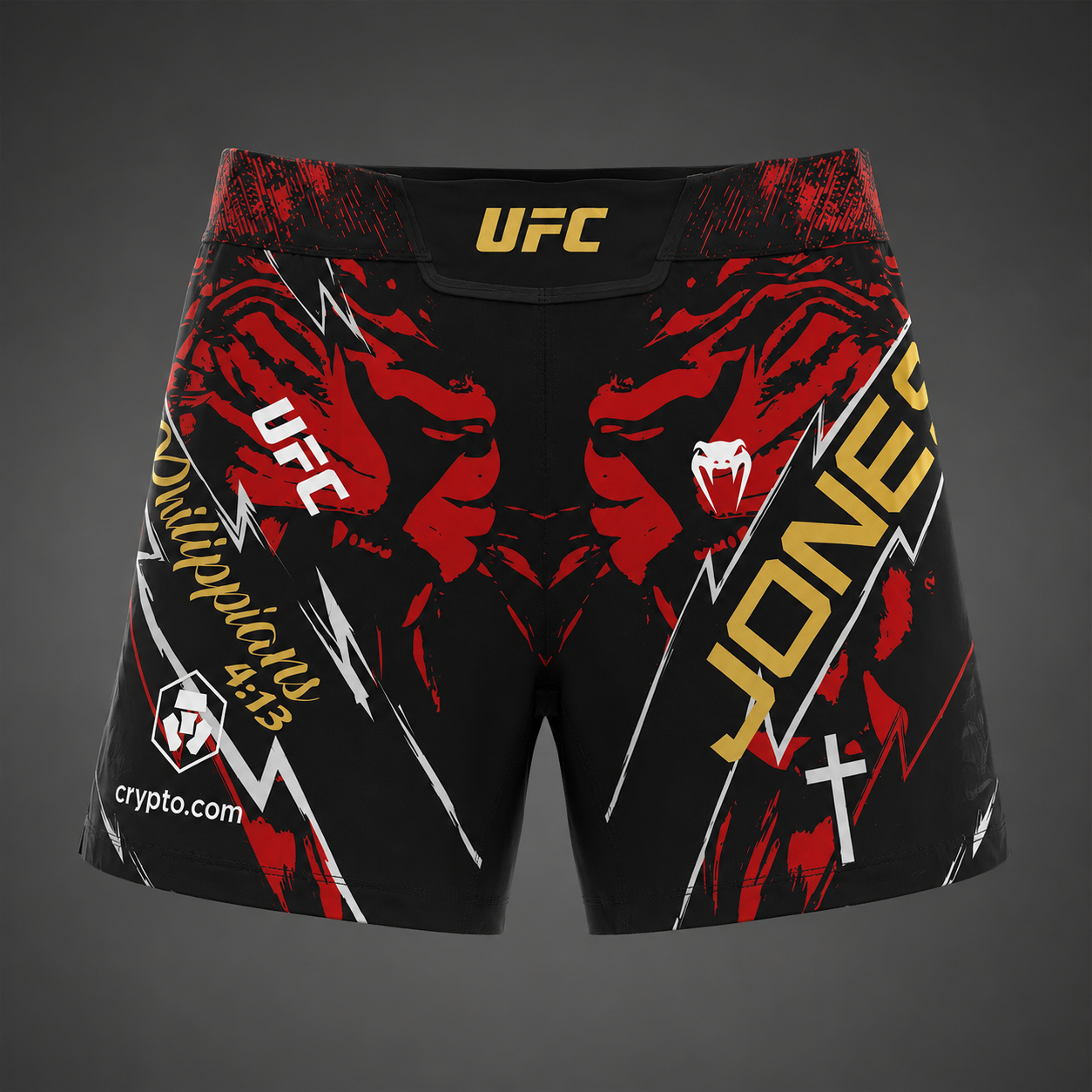 Men's UFC Unrivaled by Venum Red Jon Jones Short Fit Fight Short  product-type_MMA Shorts Venum