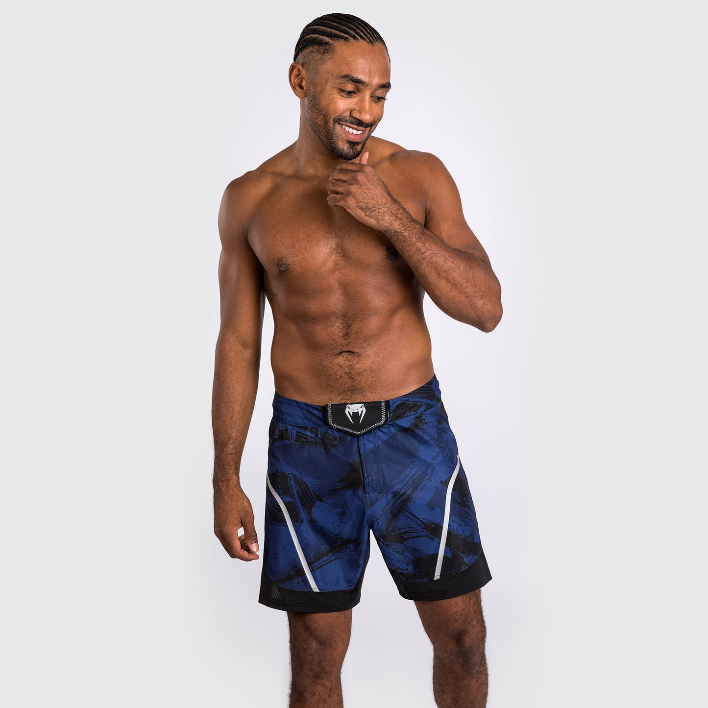Venum Electron 3.0 Fight Shorts - Navy Blue