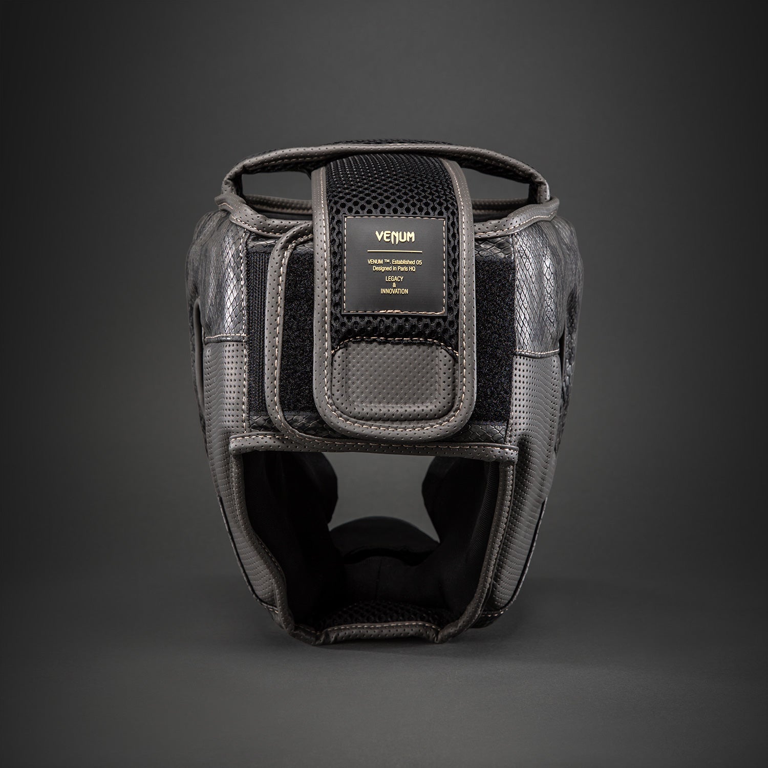 Venum Impact Evo Scales Headgear - Dark Grey  product-type_Headgear Venum