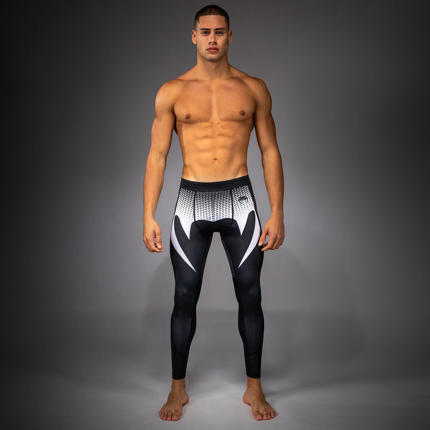 Venum No Gi Spats - Black/White - Venum