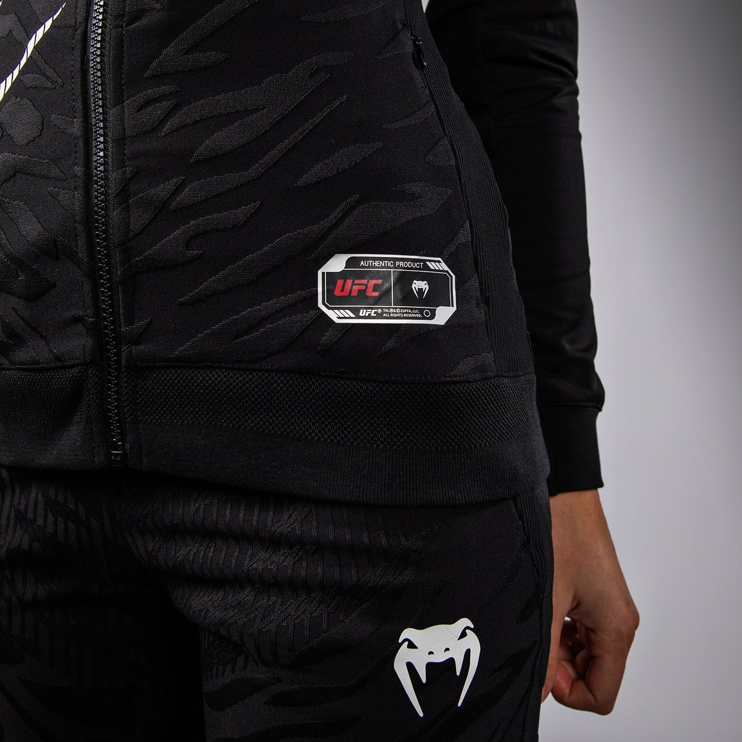 UFC Fusion by Venum Authentic Fight Night Women’s Walkout Hoodie - Black