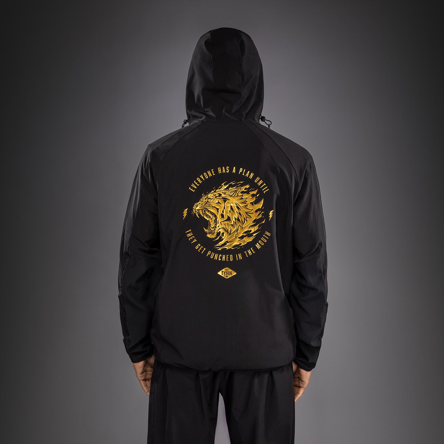 Venum x Mike Tyson Tiger Track Jacket - Black/Gold  product-type_Jackets Venum