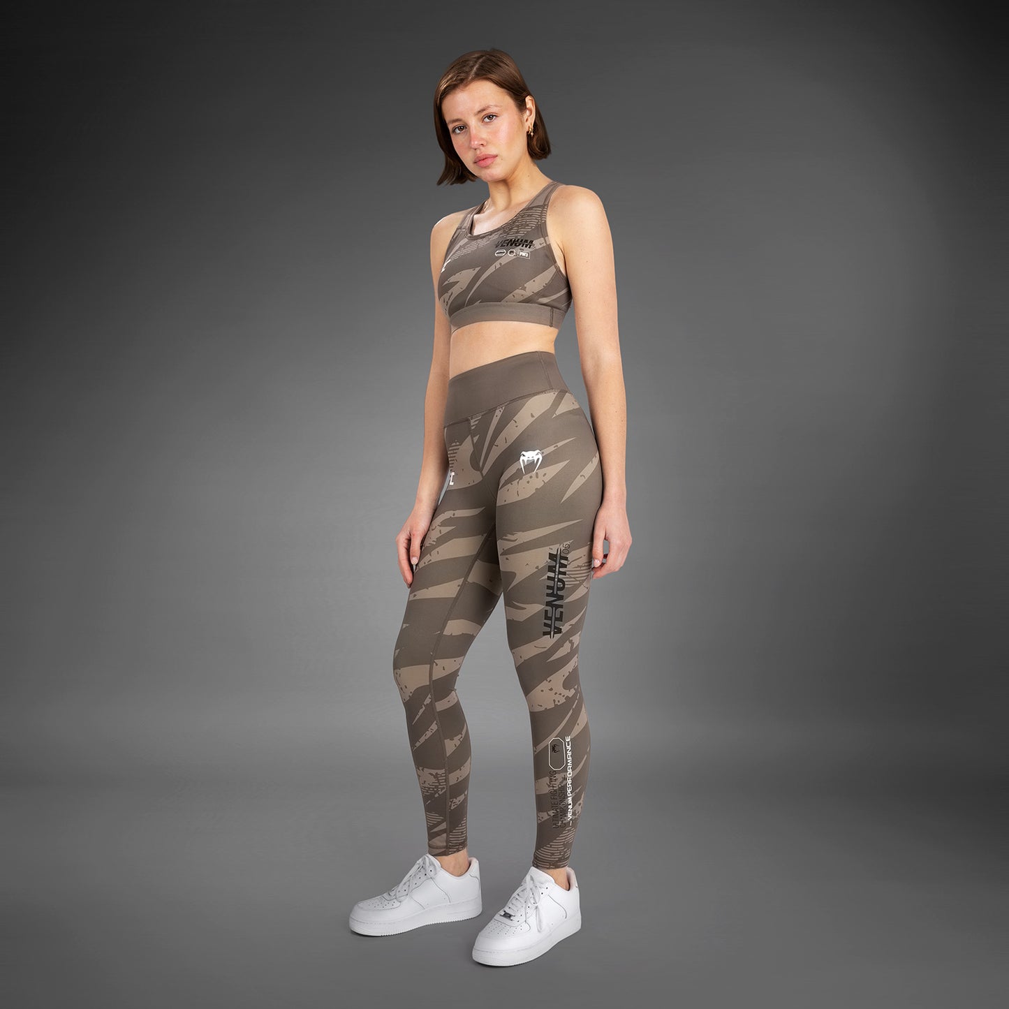 UFC Adrenaline by Venum Fight Week Women’s Performance Tight - Desert Camo