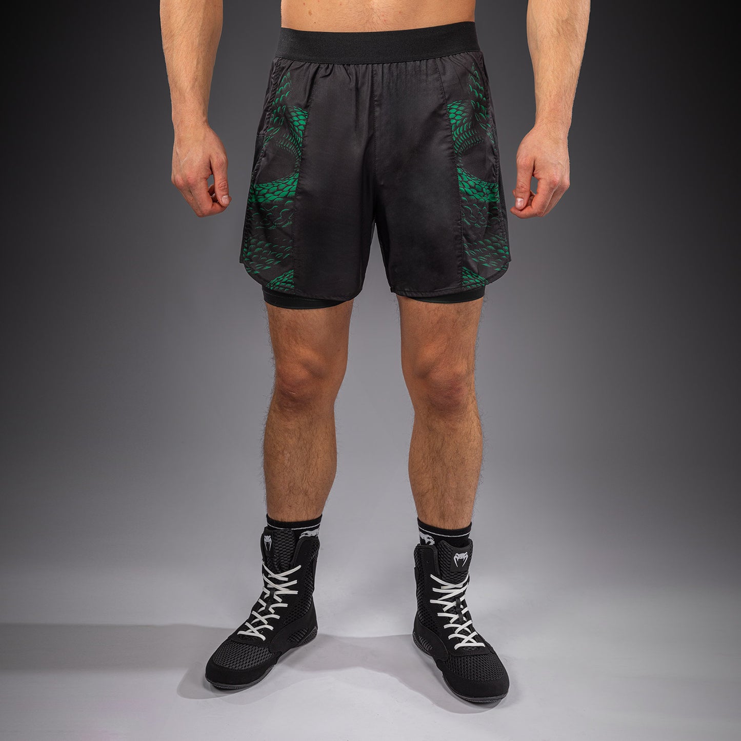 Venum Matupa Training Shorts - Black/Green/Gold