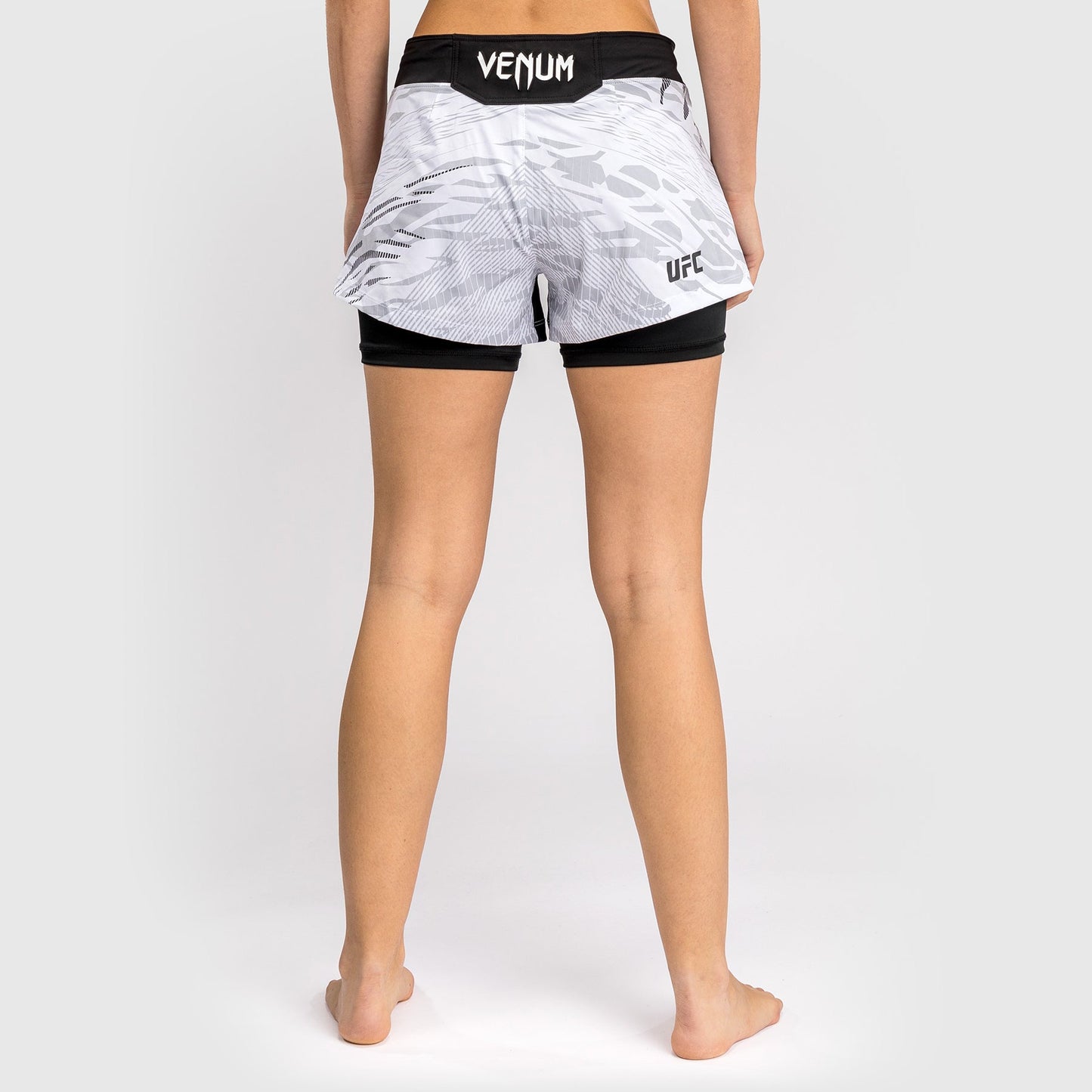 UFC Fusion by Venum Personalized Authentic Fight Night Women's Fight Short - White