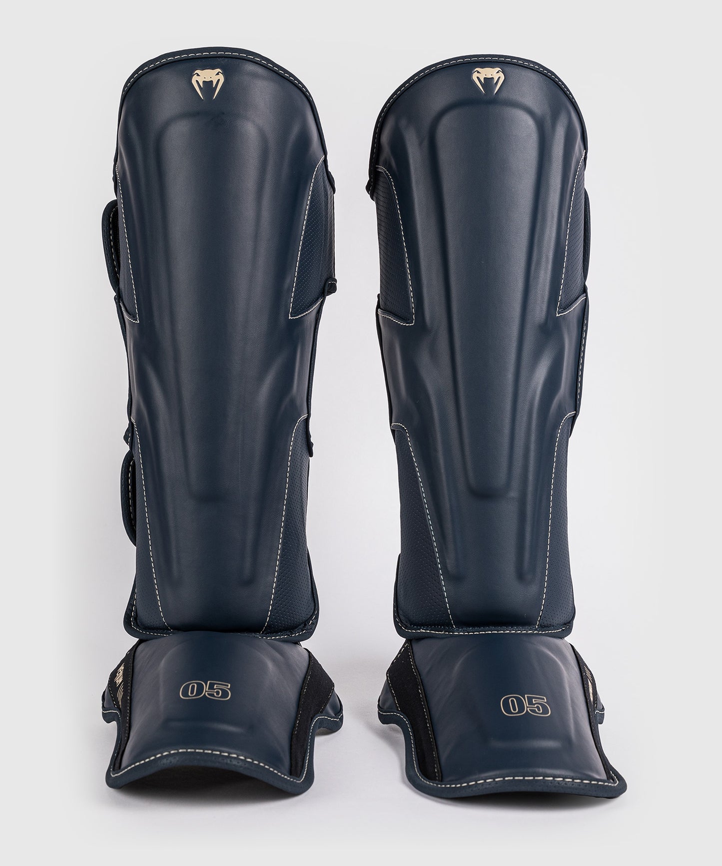 Venum Impact Evo Shin Guards - Icy Blue
