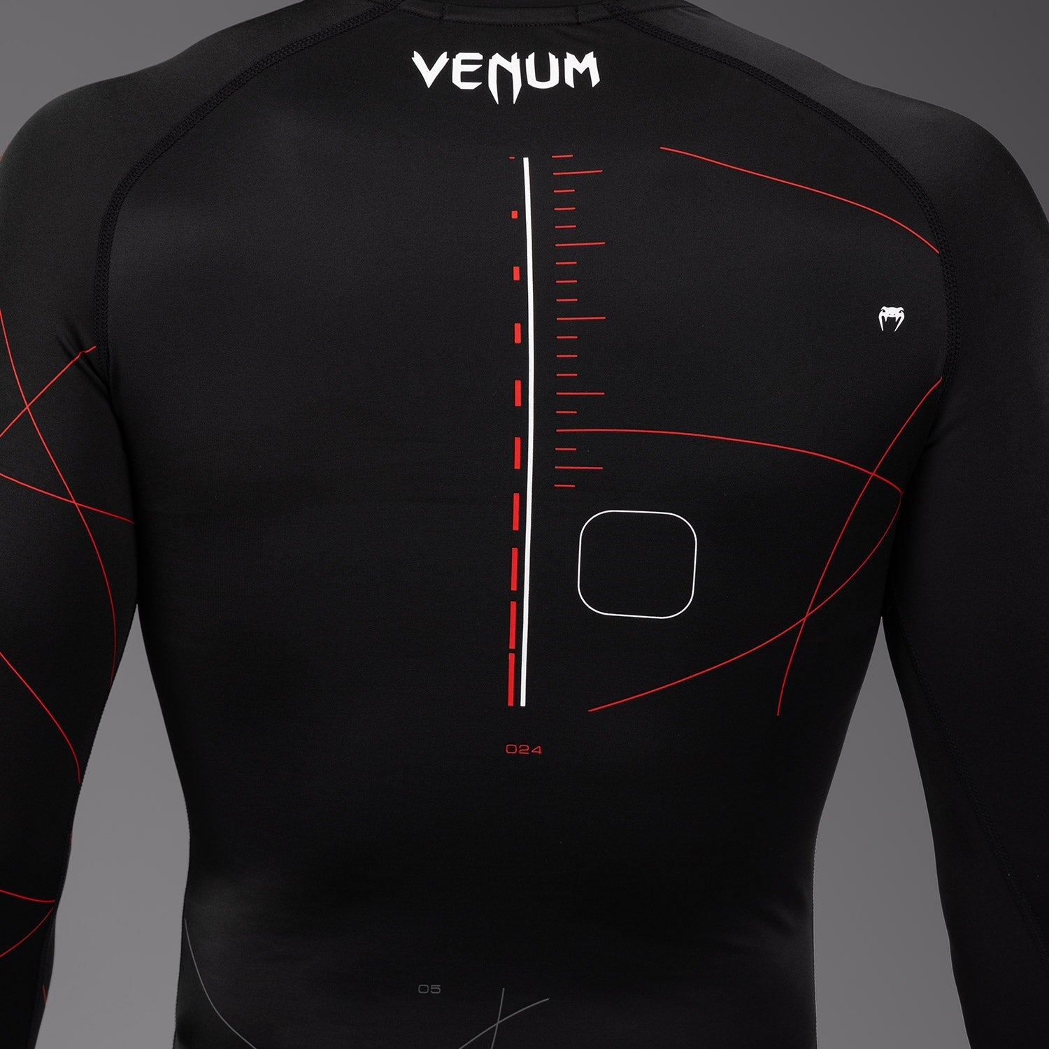 Venum Tactical XT Men's Long Sleeve Rashguard - Black/Fire