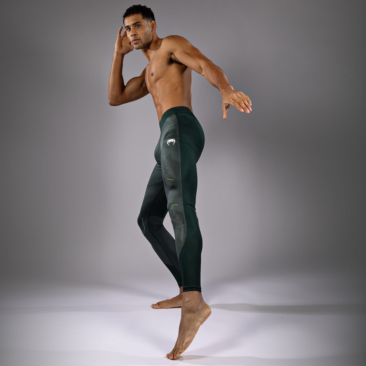 Venum Technical 3.0 Spats - Forest Green